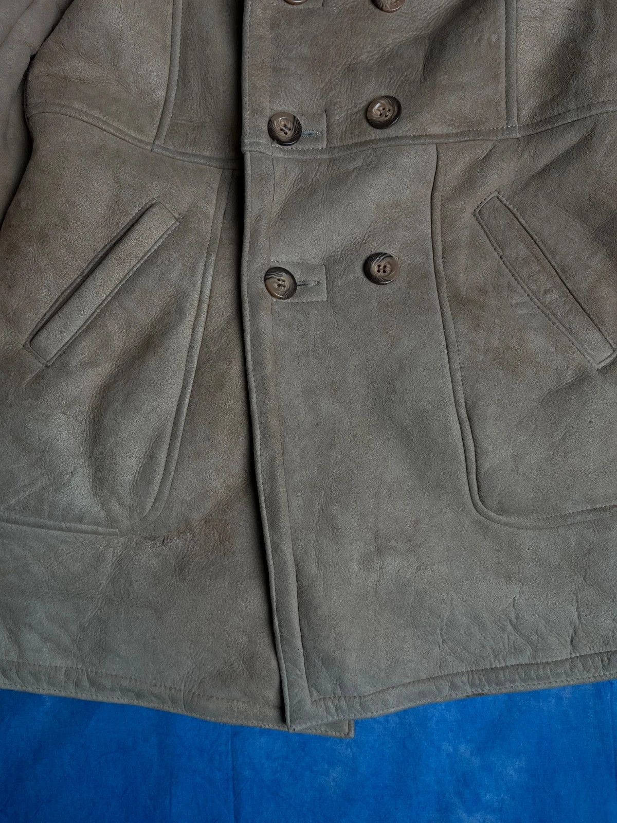 Vintage Vintage 80s Real Leather Sheep Skin Coat Size US M / EU 48-50 / 2 - 3 Thumbnail
