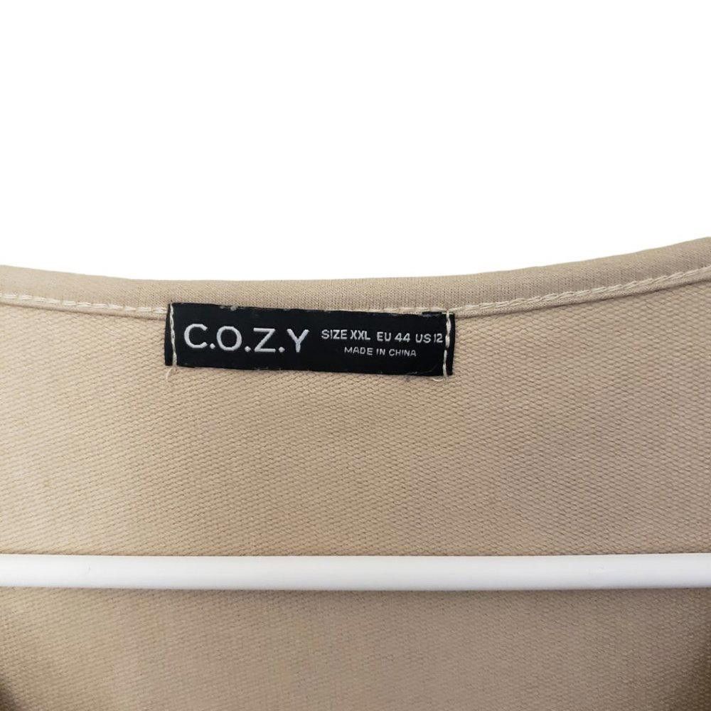Designer CT1130a Ladies C.O.Z.Y. XXL Long Sleeve "Warrior" Blouse Size XL / US 12-14 / IT 48-50 - 4 Thumbnail