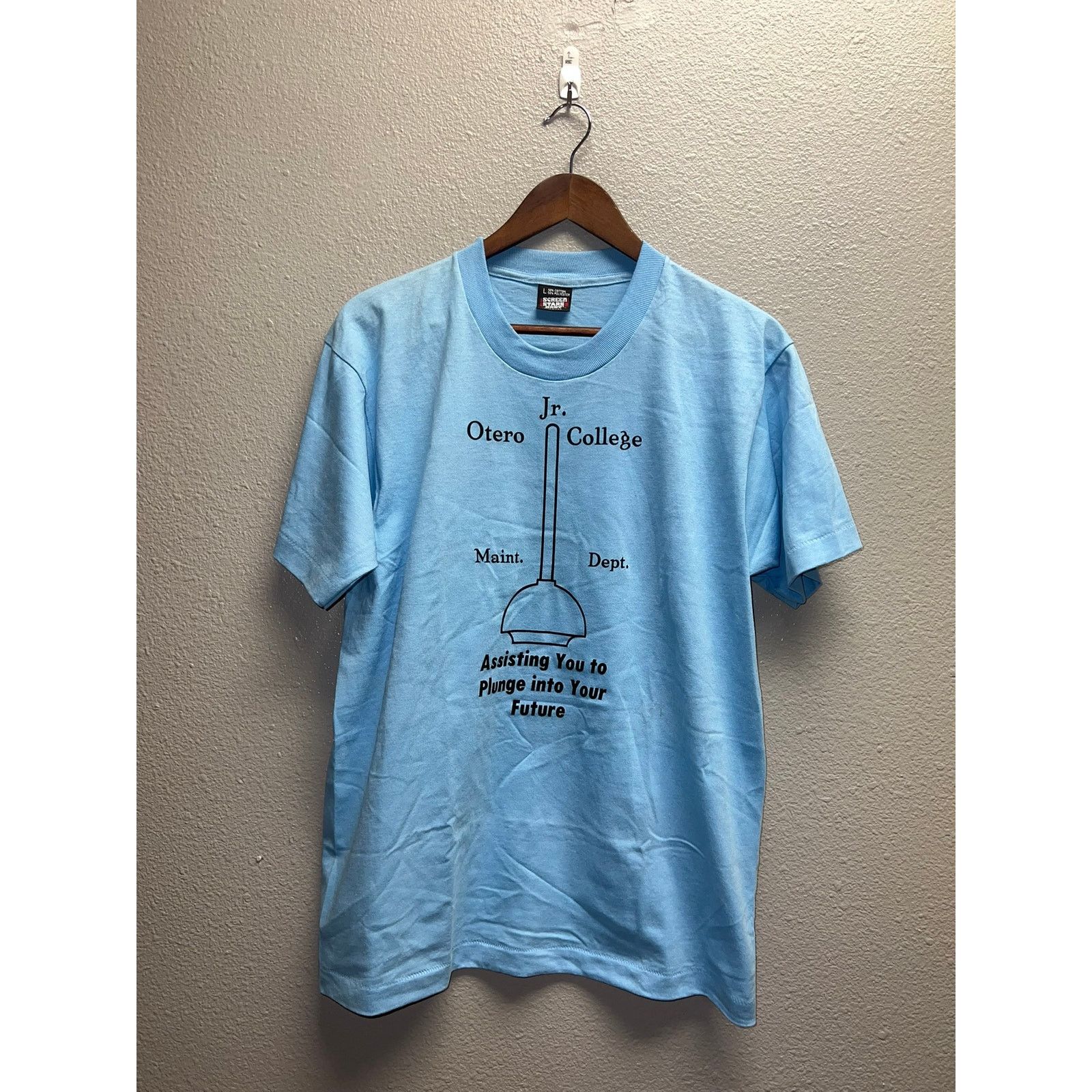 Vintage Vintage Otero College Shirt Junior Maintentance Department Size US L / EU 52-54 / 3 - 1 Thumbnail