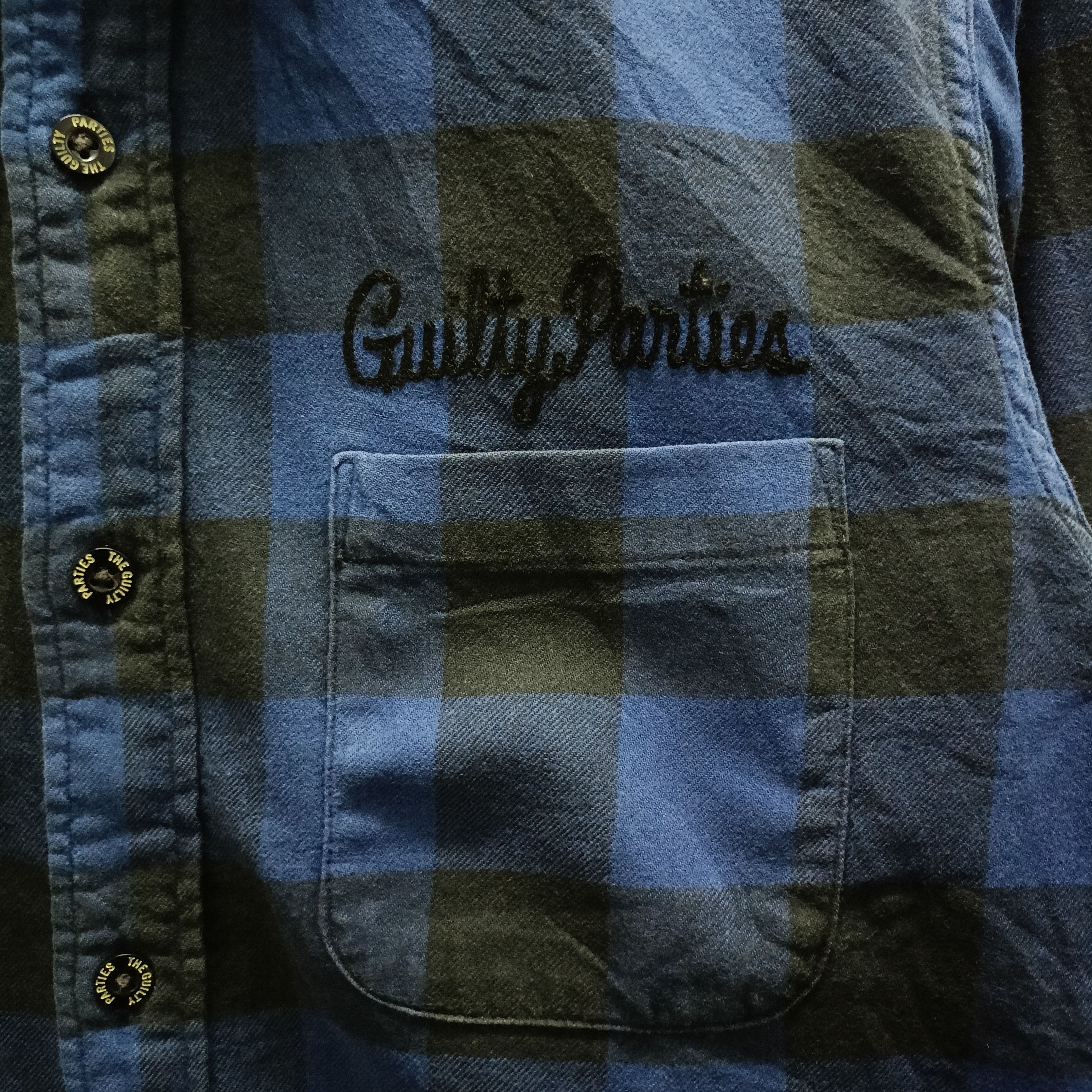 Wacko Maria WACKO MARIA GUILTY PARTIES PLAID FLANNEL SHIRT Size US M / EU 48-50 / 2 - 2 Thumbnail