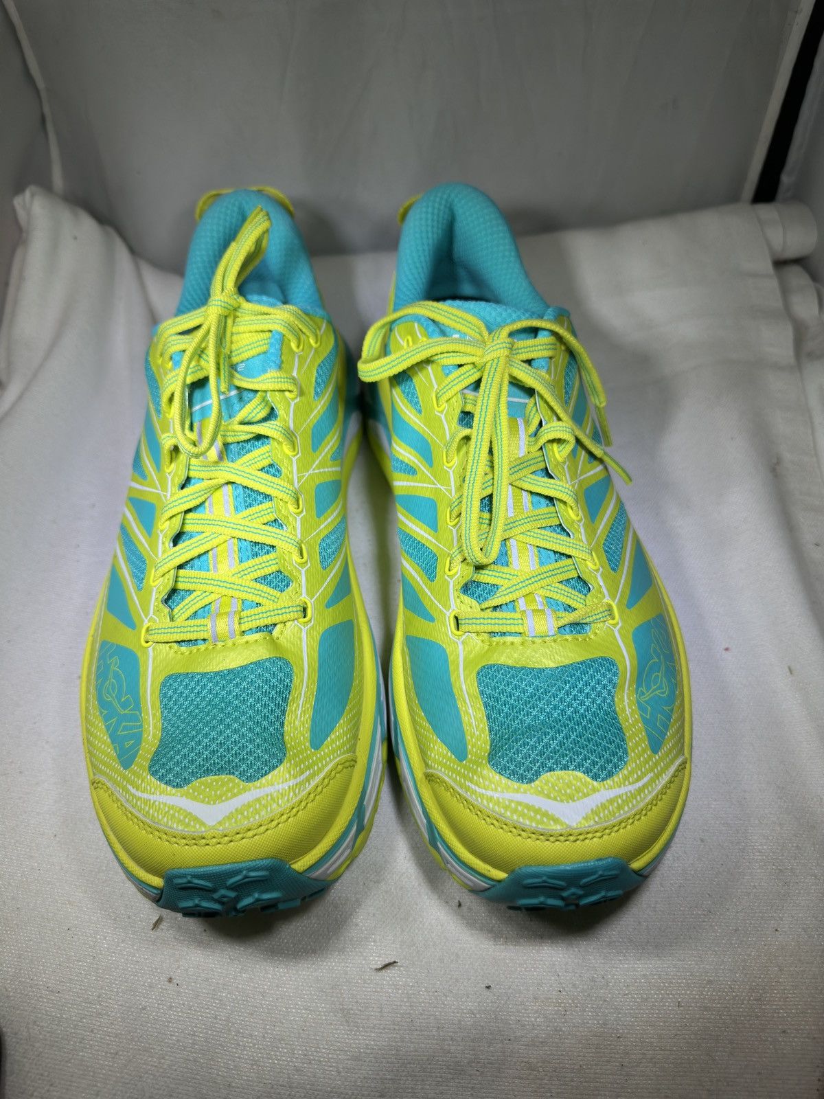 Hoka Hoka U Mafate Speed 2 Citrus/Electric Aqua Women's 10.5 Size US 10.5 / EU 43-44 - 2 Thumbnail