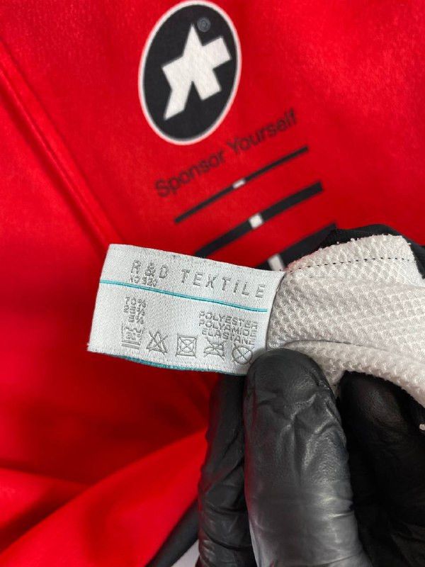 Assos Cycling Body R&D Size M Full-Zip Shirt Red Medium