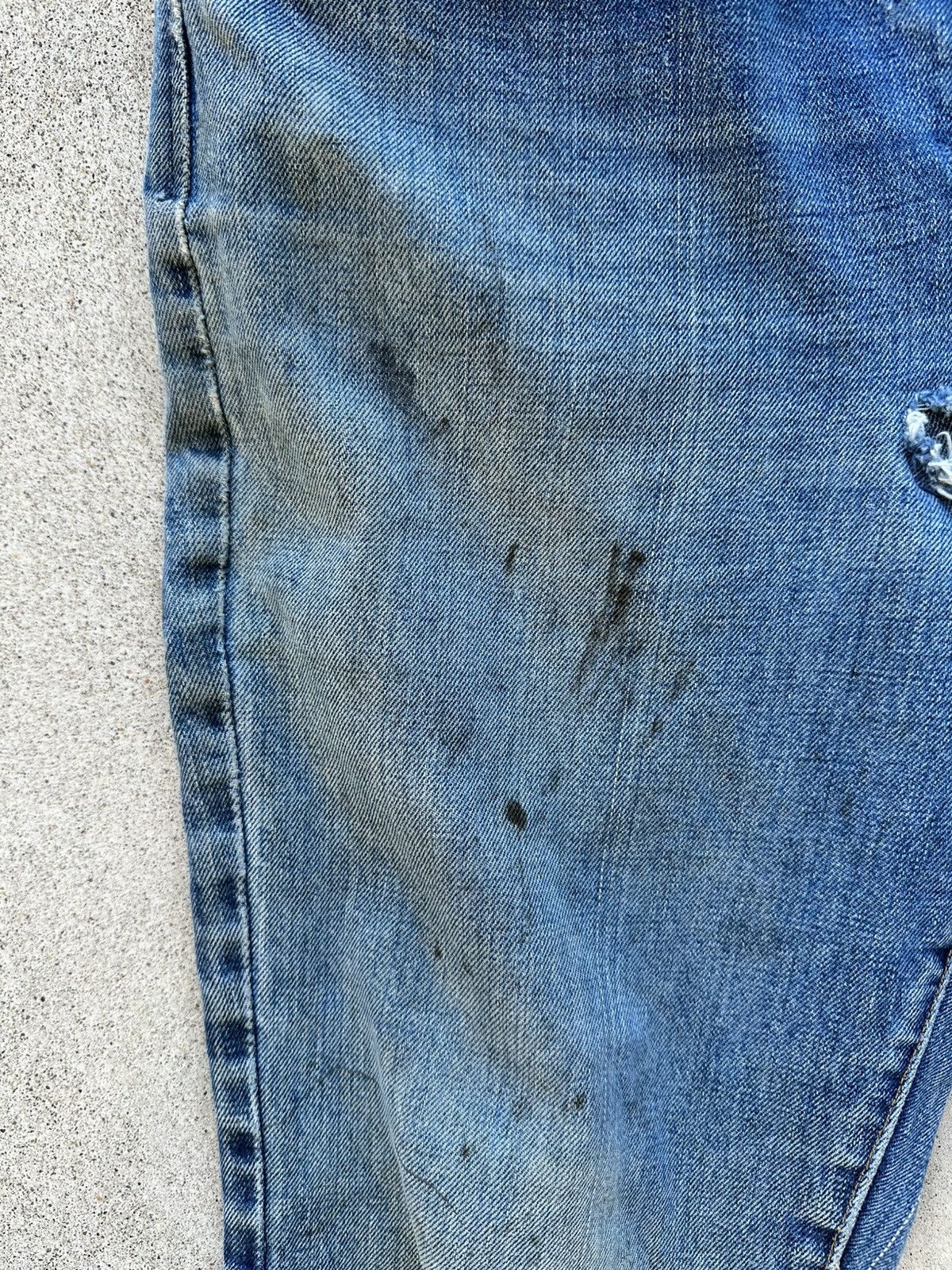 Levi's × Vintage Vintage Levi’s Big E Orange Tab 70s USA Distressed Talon Size US 32 / EU 48 - 6 Thumbnail