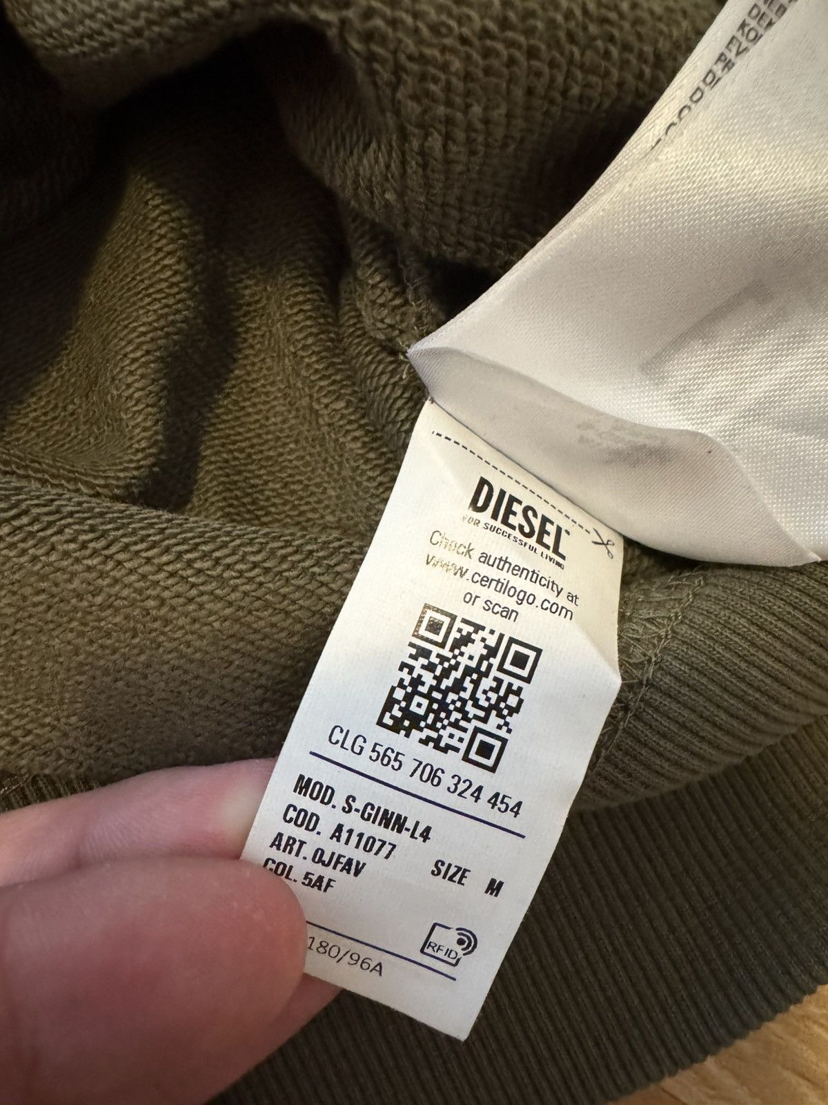 Diesel Sweatsirt Diesel Size US M / EU 48-50 / 2 - 6 Thumbnail