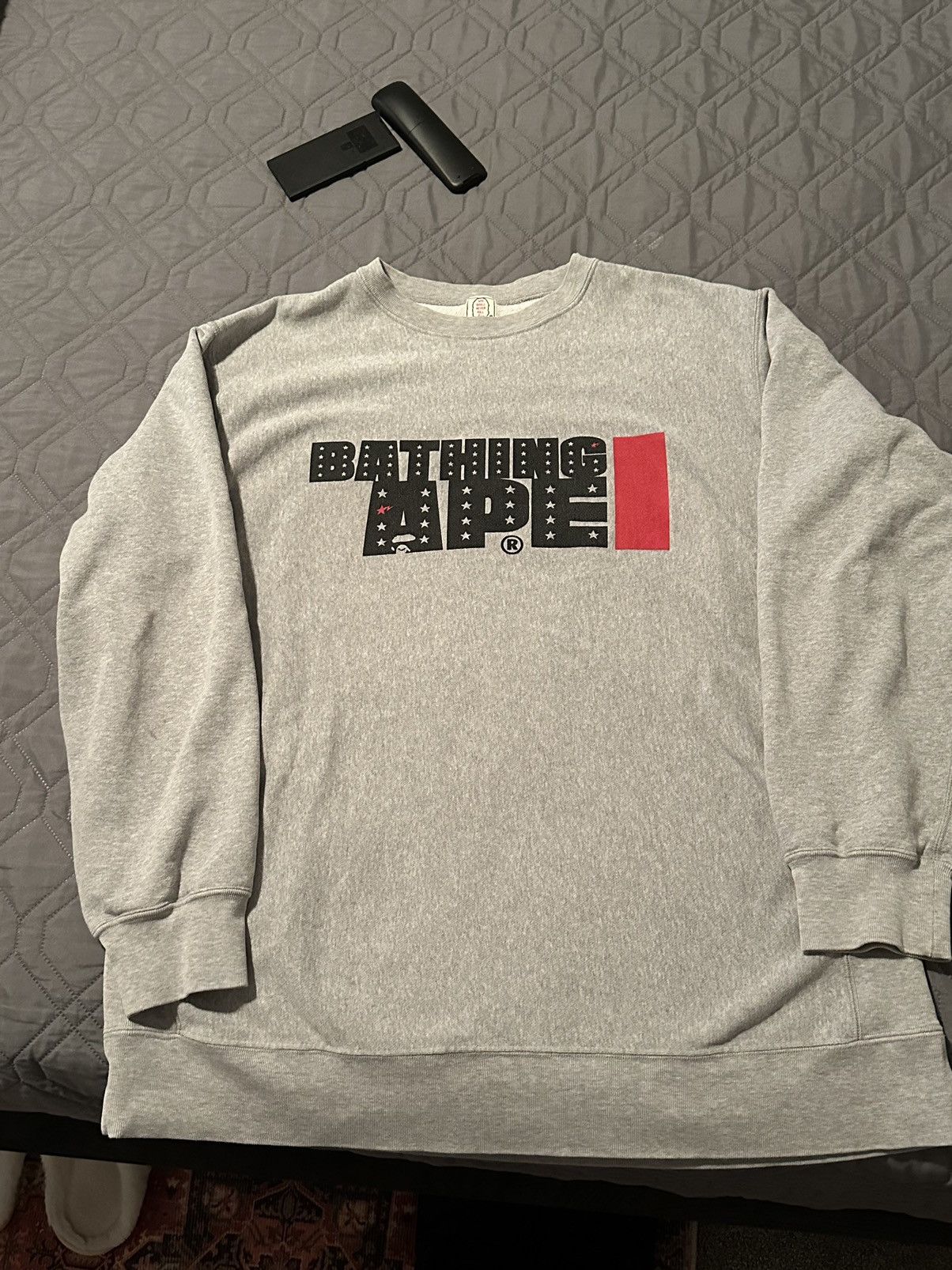 Bape Bathing Ape Grey Hoodie Size US XL / EU 56 / 4 - 1 Thumbnail