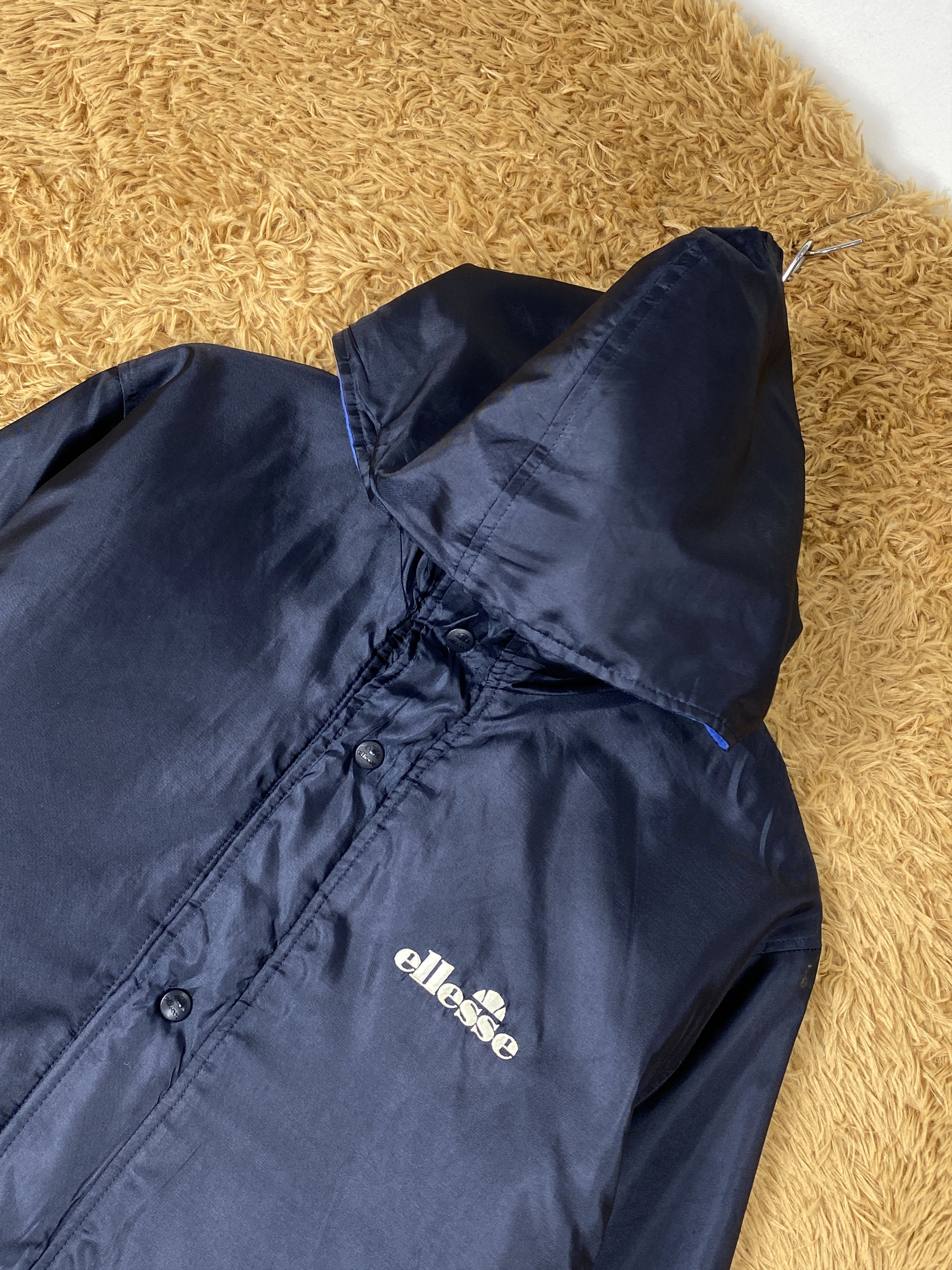 Ellesse Vintage Ellesse Hoodie Quilted Lining Long Jacket J1866 Size US M / EU 48-50 / 2 - 3 Thumbnail
