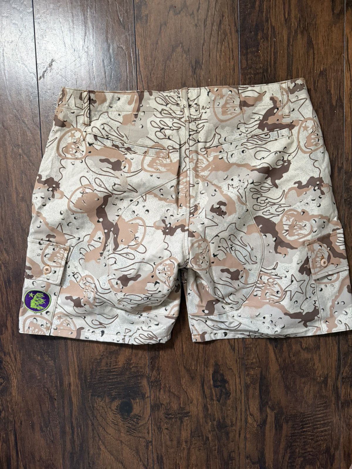 HELLSTAR HELLSTAR Desert Camo Cargo Shorts Size US 38 / EU 54 - 4 Thumbnail