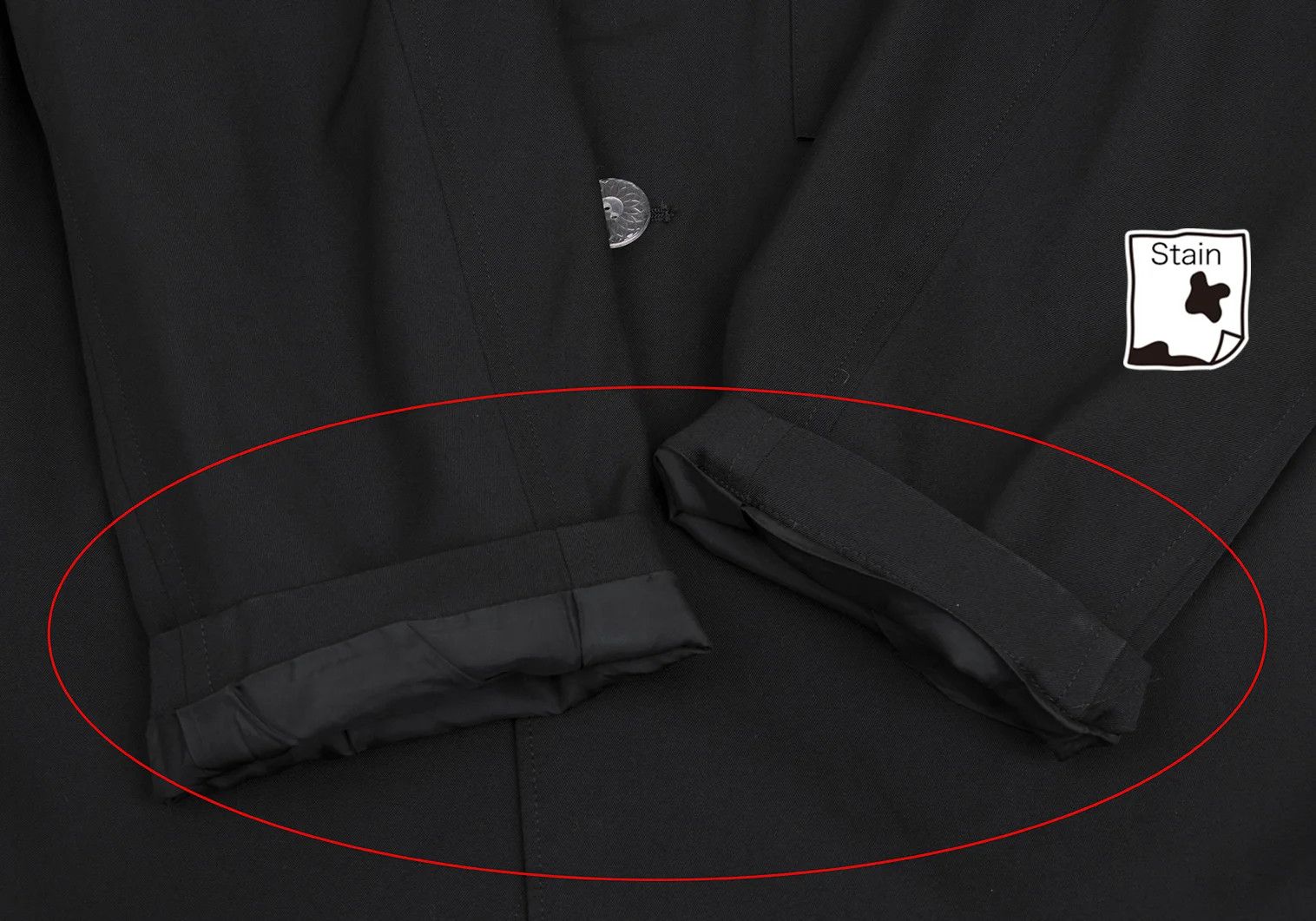 Yohji Yamamoto Yohji Yamamoto Wool Gabardine Jacket Black M Size US M / EU 48-50 / 2 - 7 Thumbnail