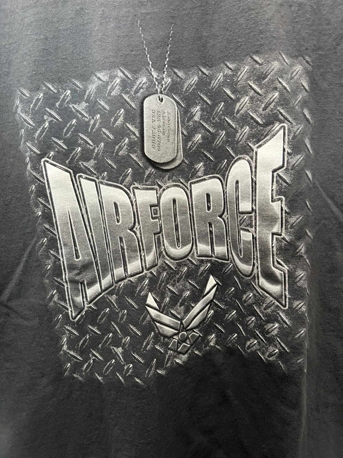 Vintage AIRFORCE VINTAGE Y2K GRAPHIC T-SHIRT Size US XL / EU 56 / 4 - 4 Thumbnail