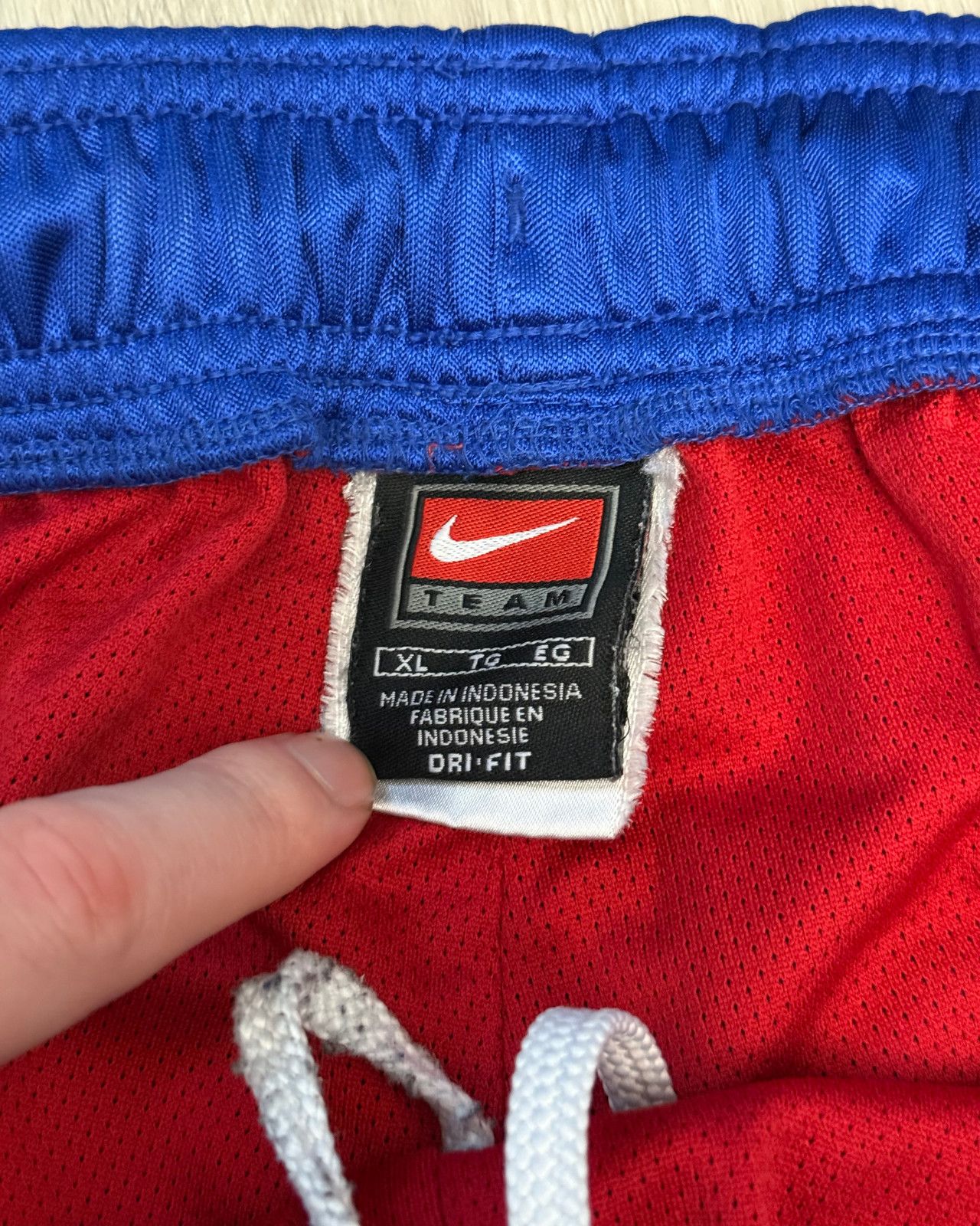 Nike × Vintage Vintage Nike Kansas University Jayhawks Basketball Shorts XL Size US 32 / EU 48 - 11 Thumbnail