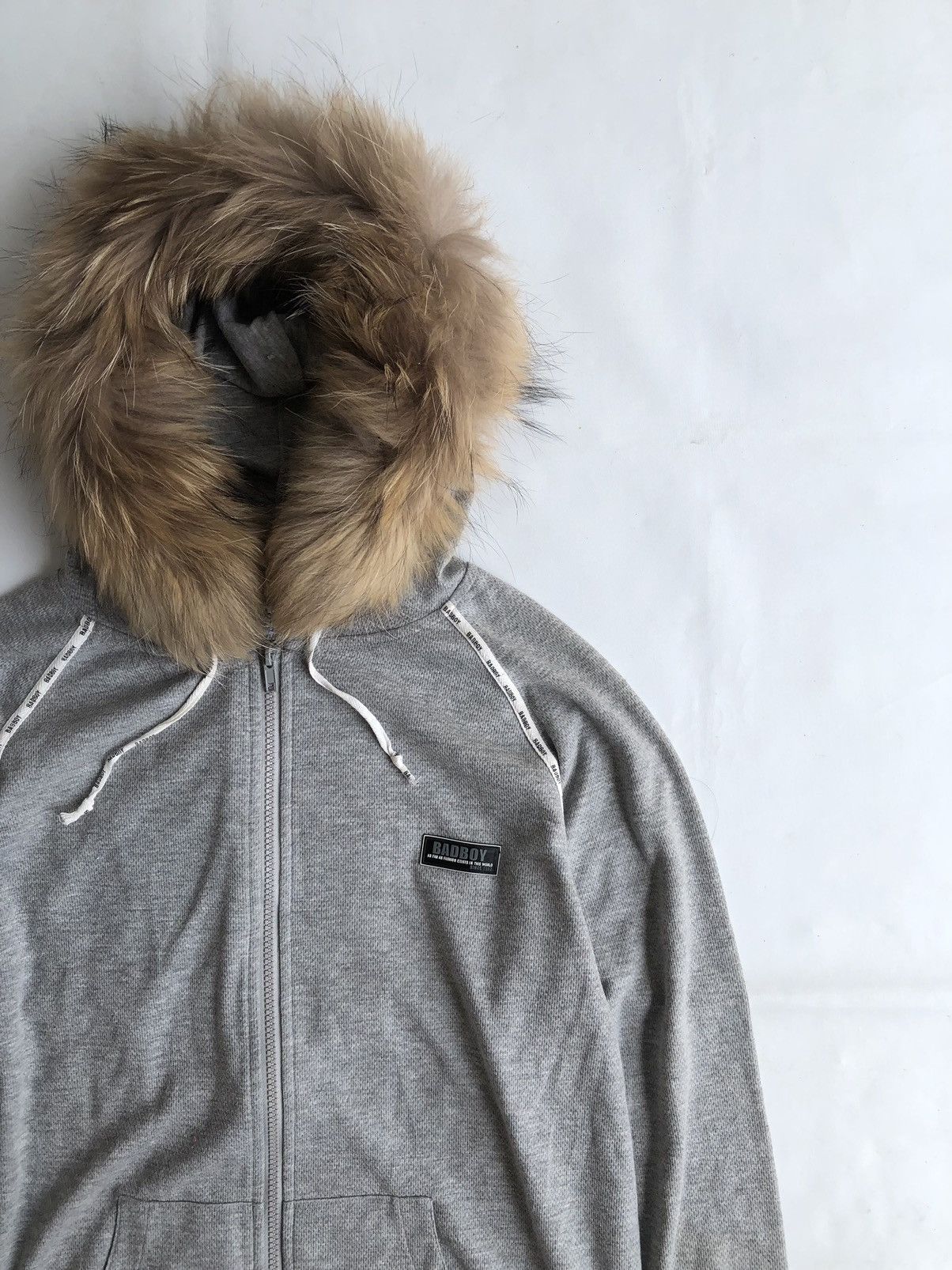 If Six Was Nine × Japanese Brand × Le Grande Bleu (L.G.B.) Bad Boy Zipper Fur Hoodie Poem ifsixwanine Style Size US L / EU 52-54 / 3 - 4 Thumbnail