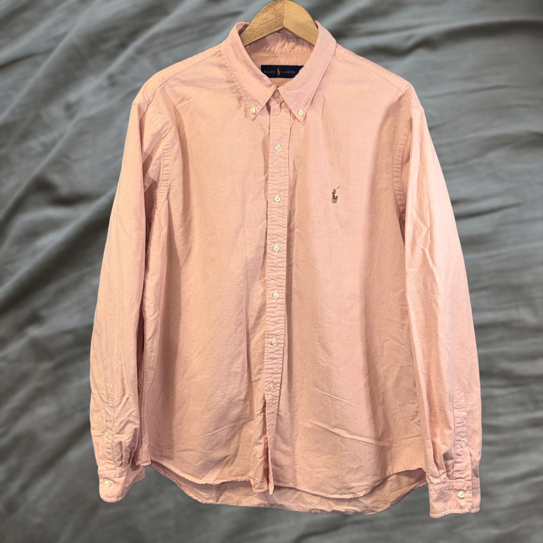 Ralph Lauren Polo Ralph Lauren Shirt Mens 2XL Pink Button-Down Oxford Long Sleeve Pony Logo Size US XXL / EU 58 / 5 - 1 Thumbnail