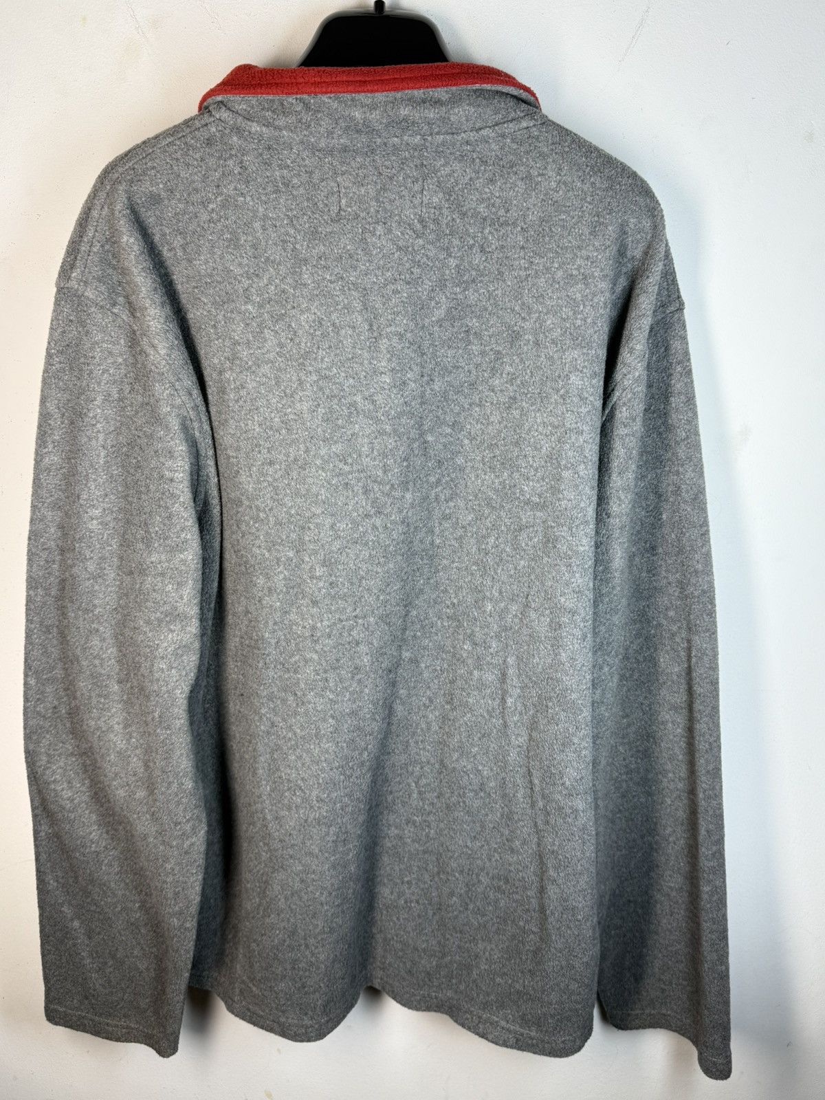 Yves Saint Laurent Fleece YSL Sweatshirt Quarter Zip Big Logo Vintage Sweater Size US L / EU 52-54 / 3 - 20 Thumbnail
