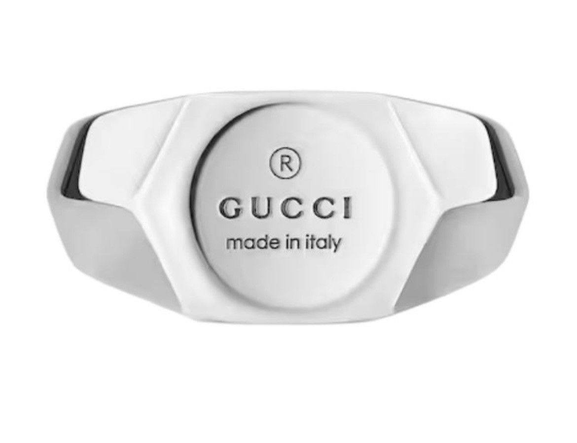Gucci Gucci Trademark 10mm Silver 925 Ring Unisex Size ONE SIZE - 2 Thumbnail