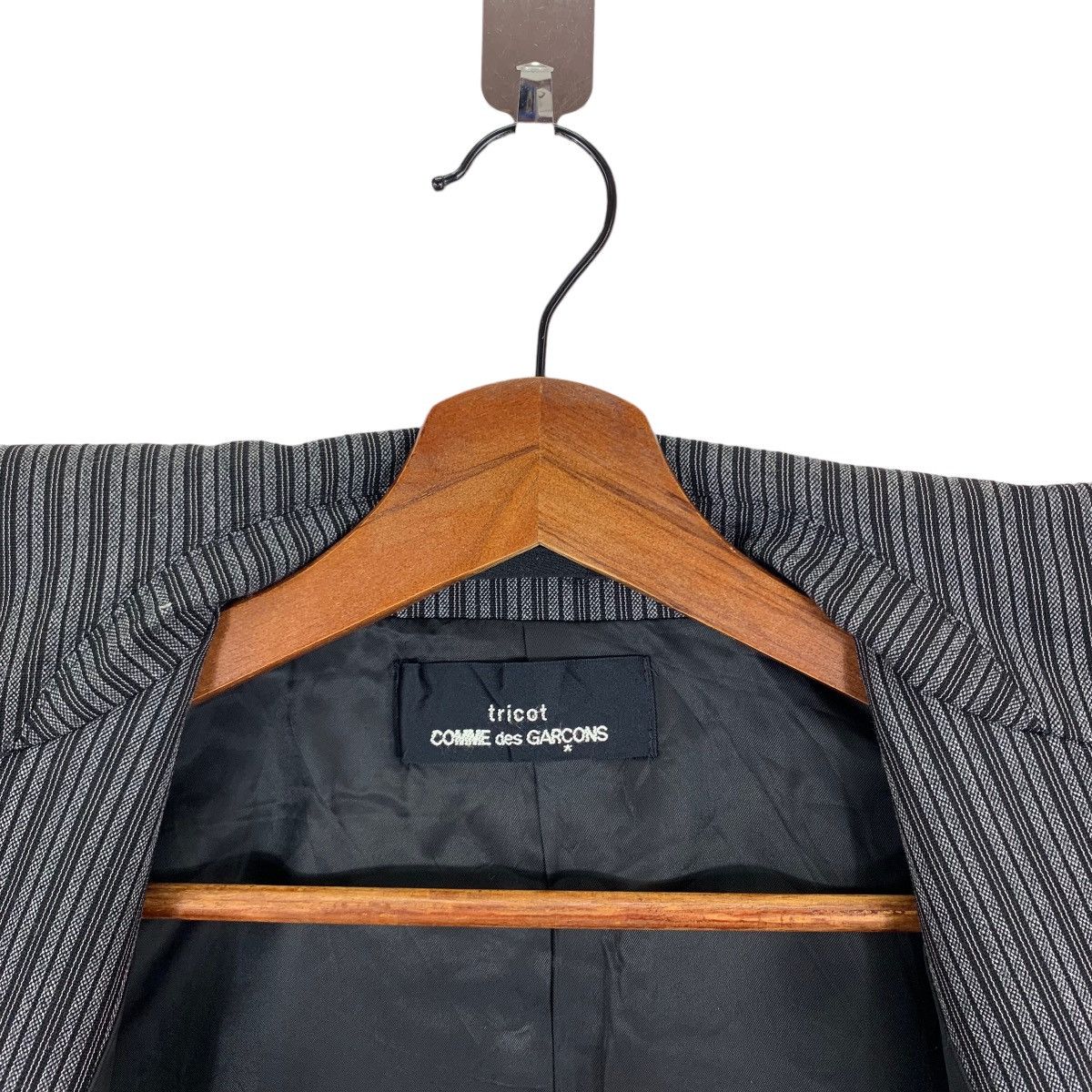 Comme des Garcons × Comme des Garcons Homme VINTAGE 1999 COMME DES GARCONS TRICOTS BUTTON LONG JACKET Size M / US 6-8 / IT 42-44 - 5 Thumbnail