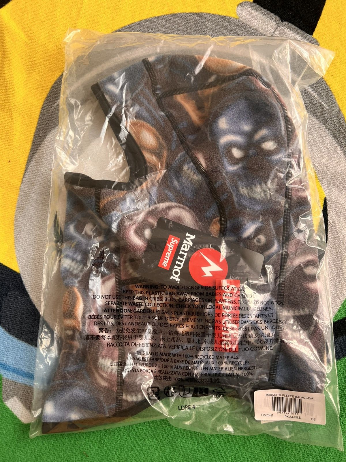 Supreme Supreme Marmot® Skull Pile Fleece Balaclava ski face mask Size ONE SIZE - 20 Thumbnail