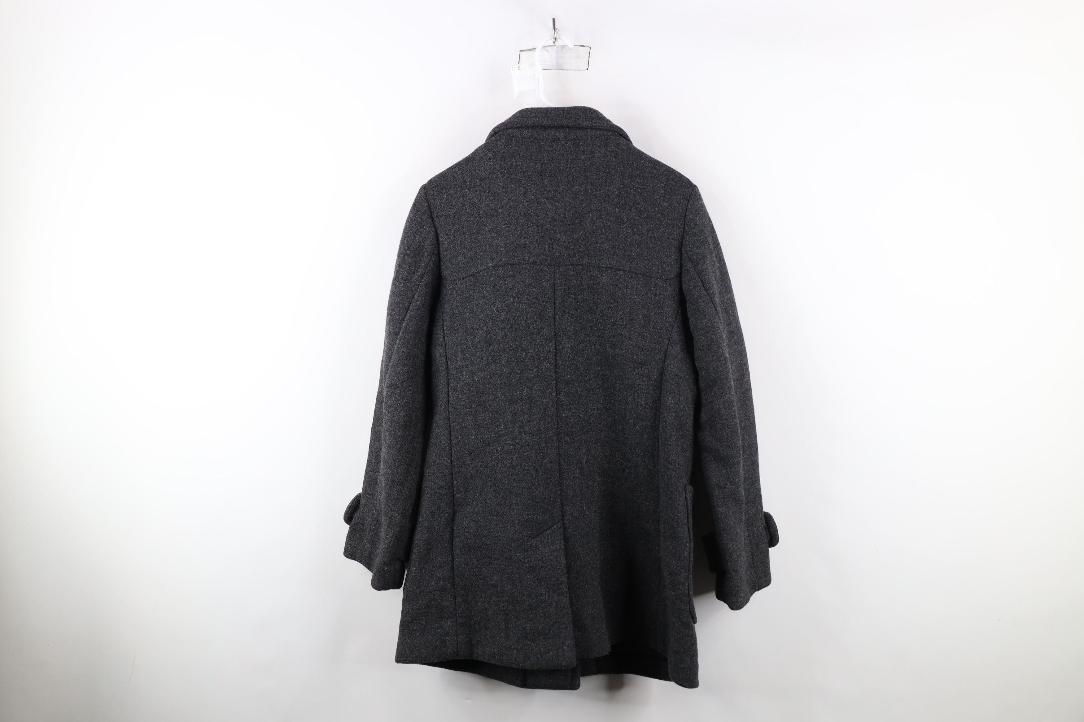 Banana Republic × Vintage Banana Republic Wool Blend Button Full Zip Jacket Gray Size M / US 6-8 / IT 42-44 - 12 Thumbnail