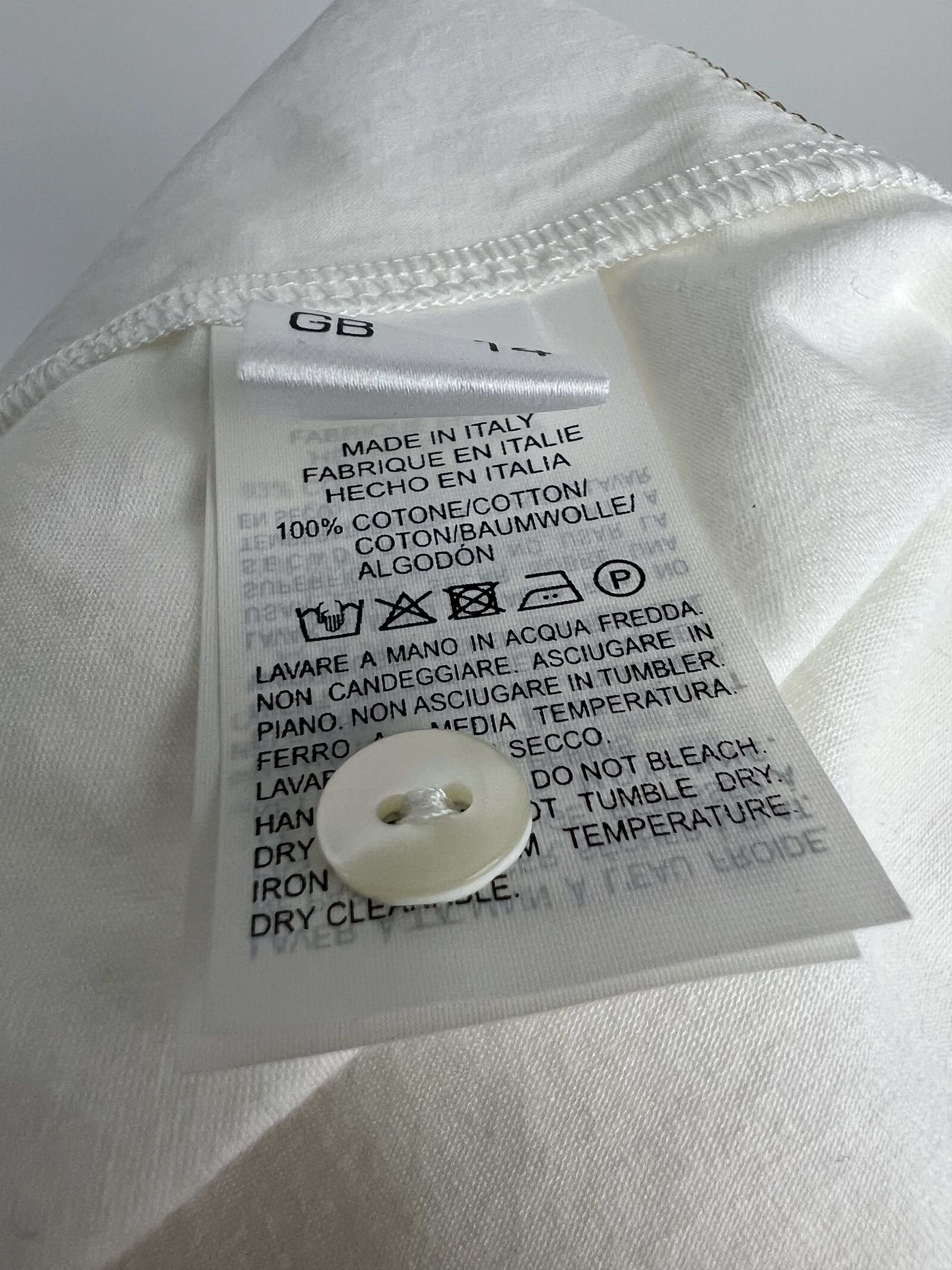 Other Antonelli Firenze White Button Up Shirt Blouse Size US 12 Size L / US 10 / IT 46 - 12 Thumbnail