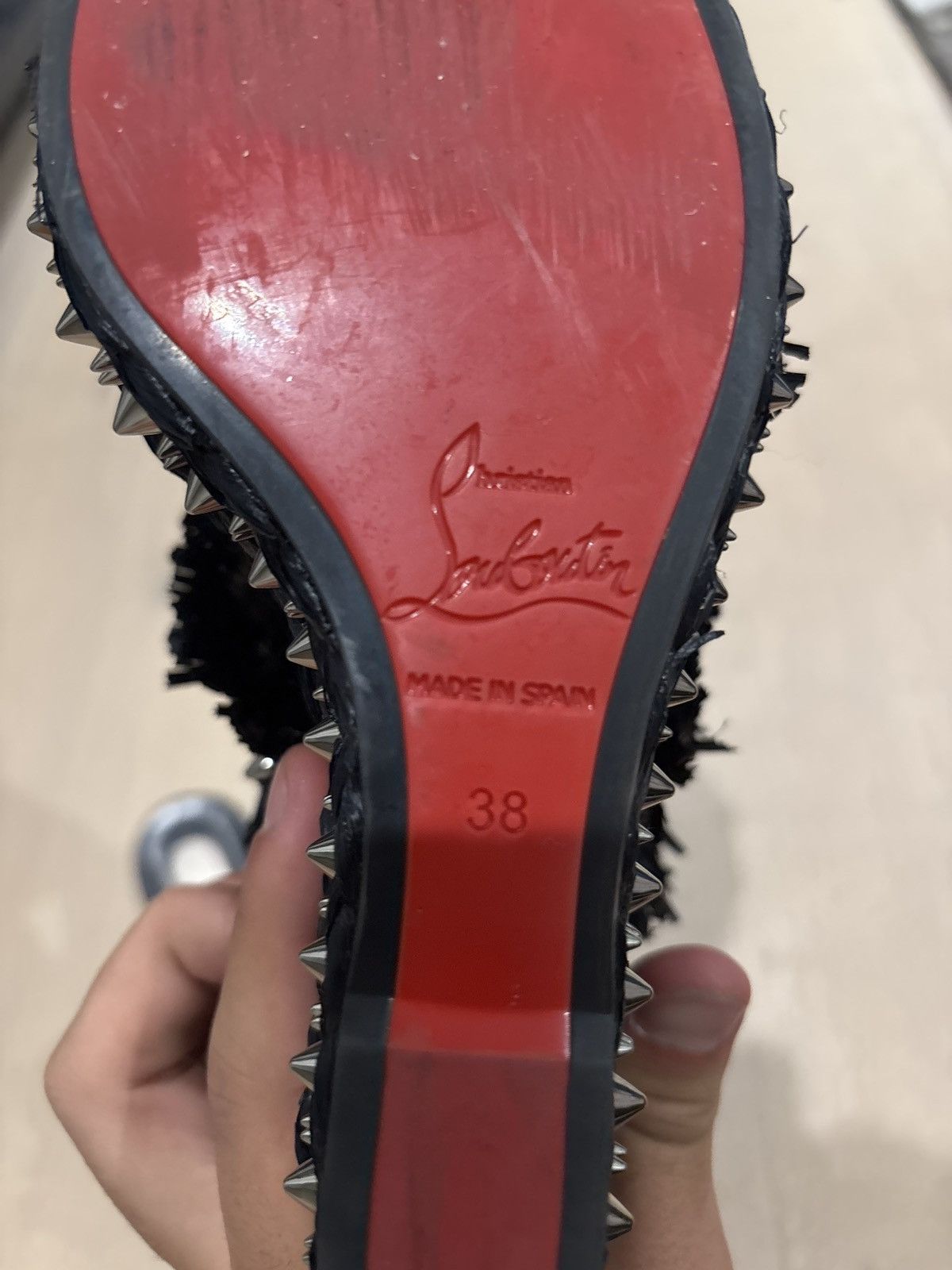 Christian Louboutin Christian Louboutin Platforms Black Size US 8 / IT 38 - 2 Thumbnail