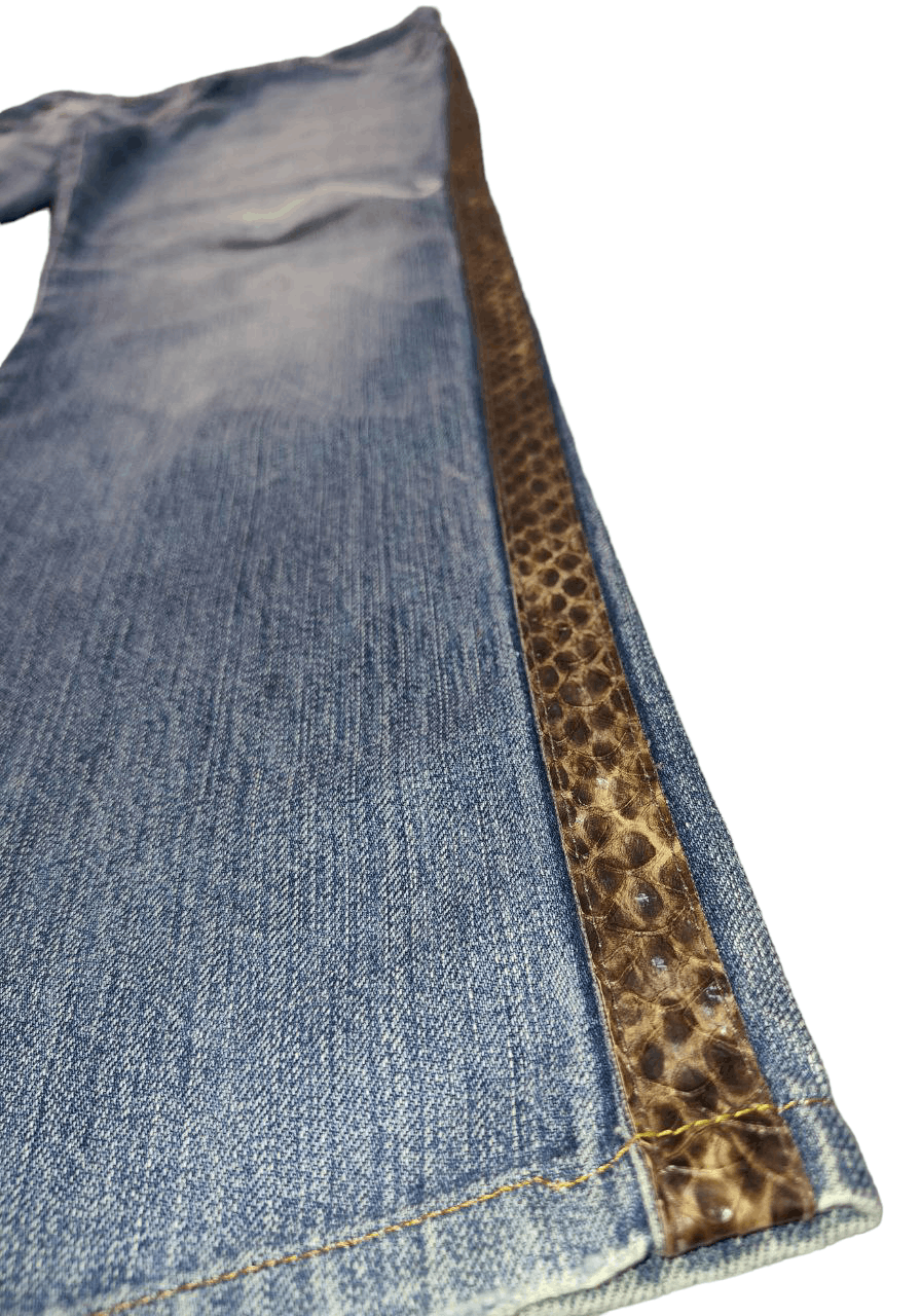semanticdesign Semantic Side Tape Distressed Denim Size US 30 / EU 46 - 8 Thumbnail
