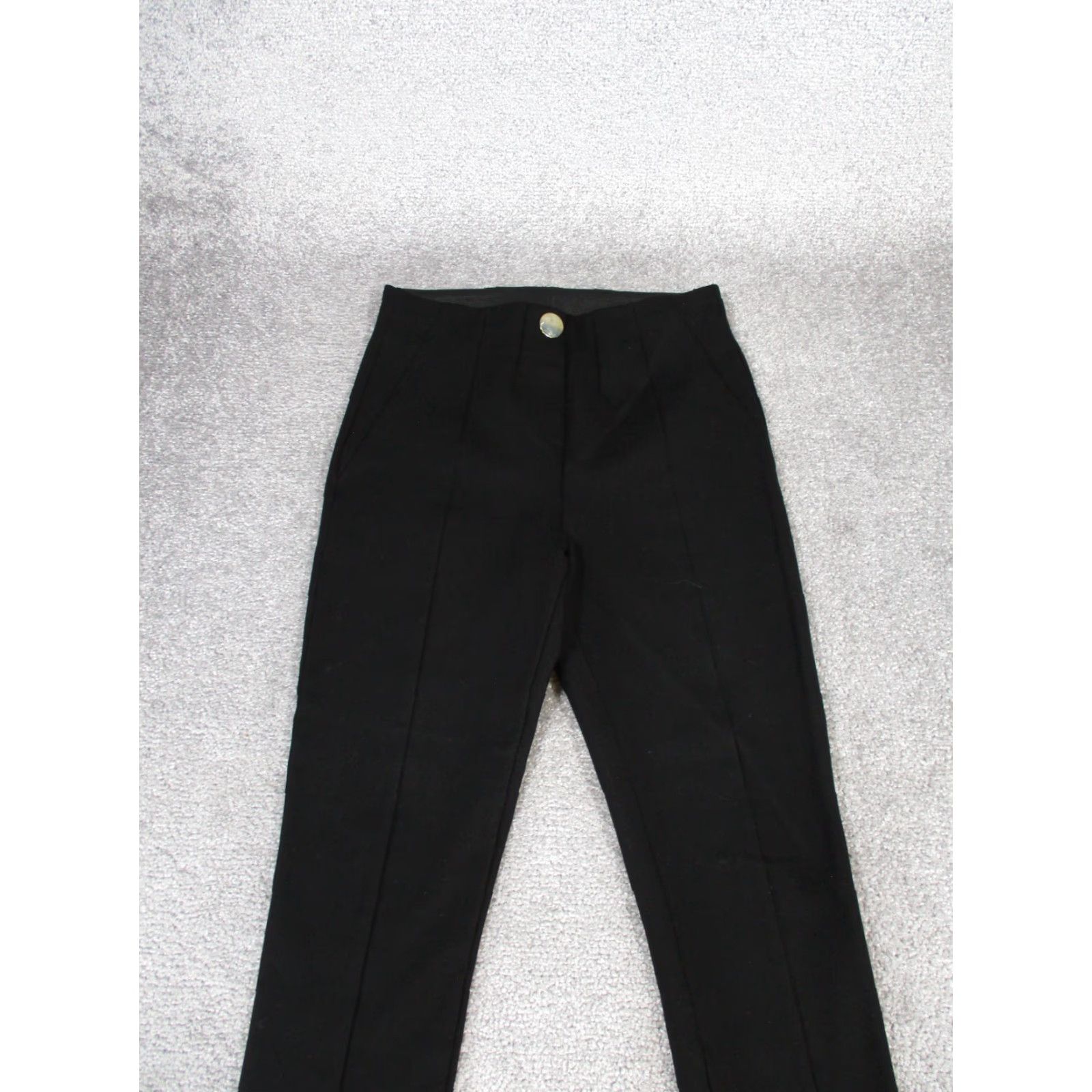 Zara Vintage Zara Pants Womens Medium Black Skinny Pull On 90s Style Knit Stretch Ankle Size 32" / US 10 / IT 46 - 2 Thumbnail