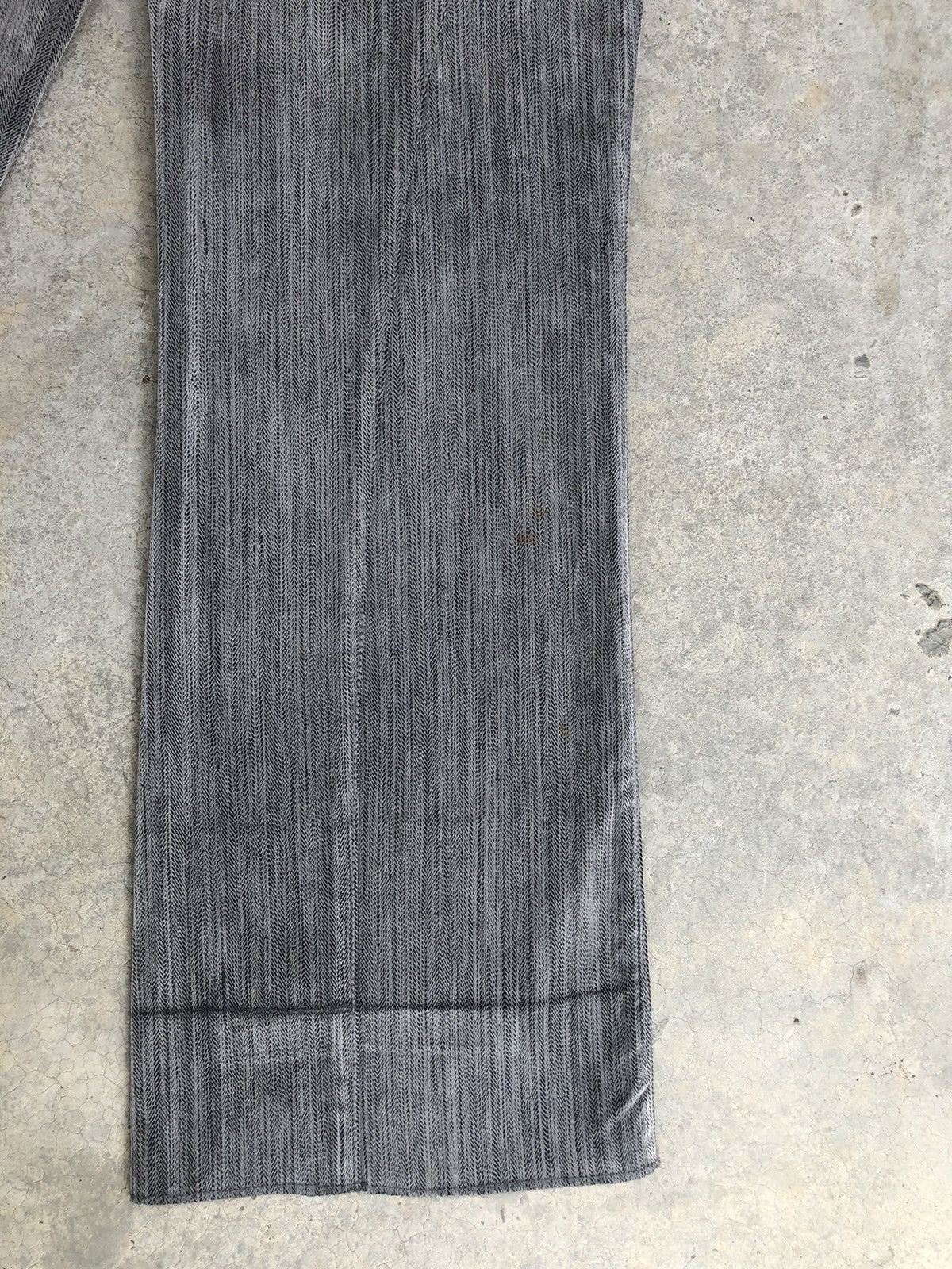 If Six Was Nine Japaneses Takaiq Flared Pants Distressed Jeans Size US 30 / EU 46 - 12 Thumbnail