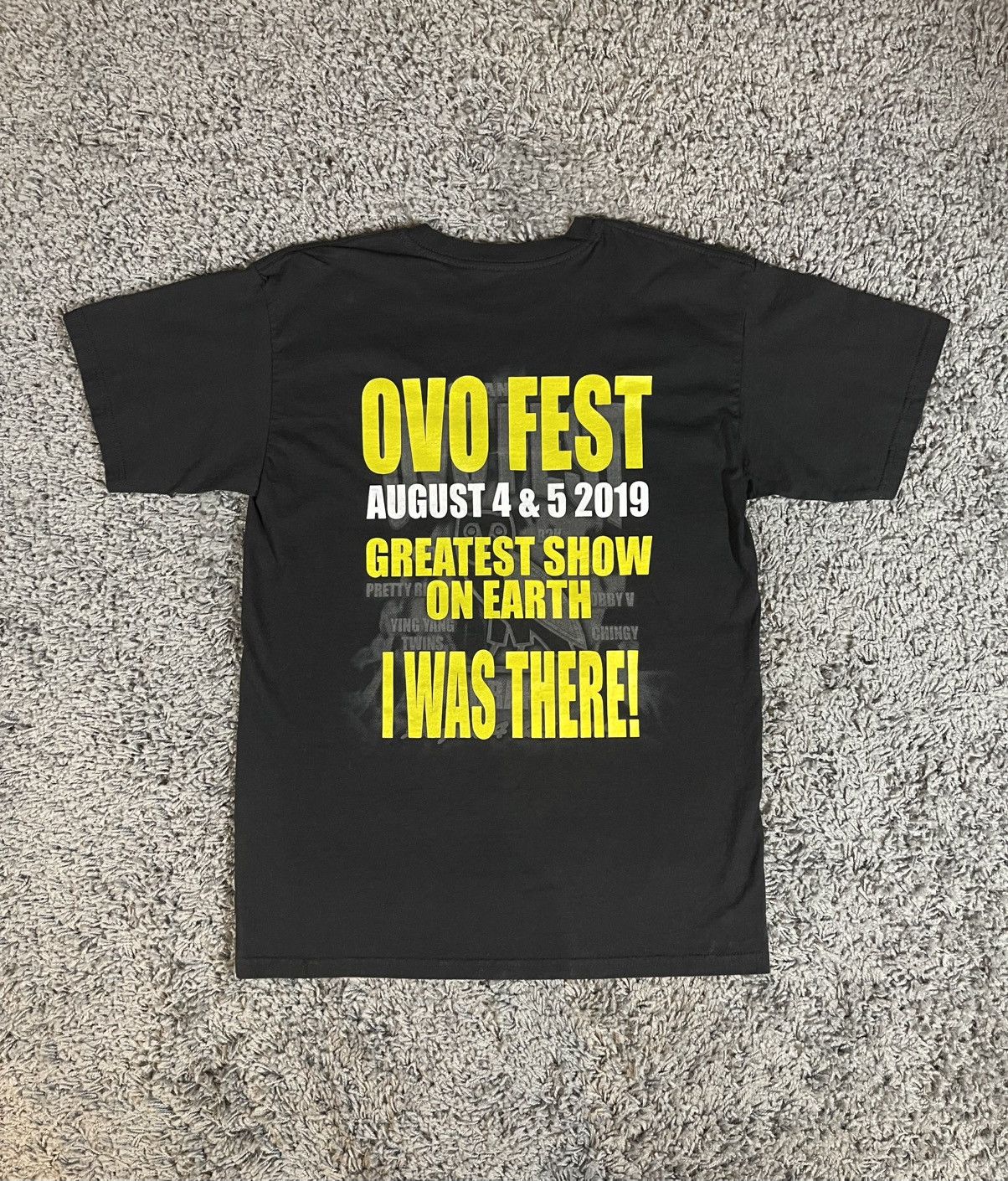 Drake 2019 OVO Drake 9th Tour Fest Exclusive Merch Owl Tee Size US M / EU 48-50 / 2 - 3 Thumbnail