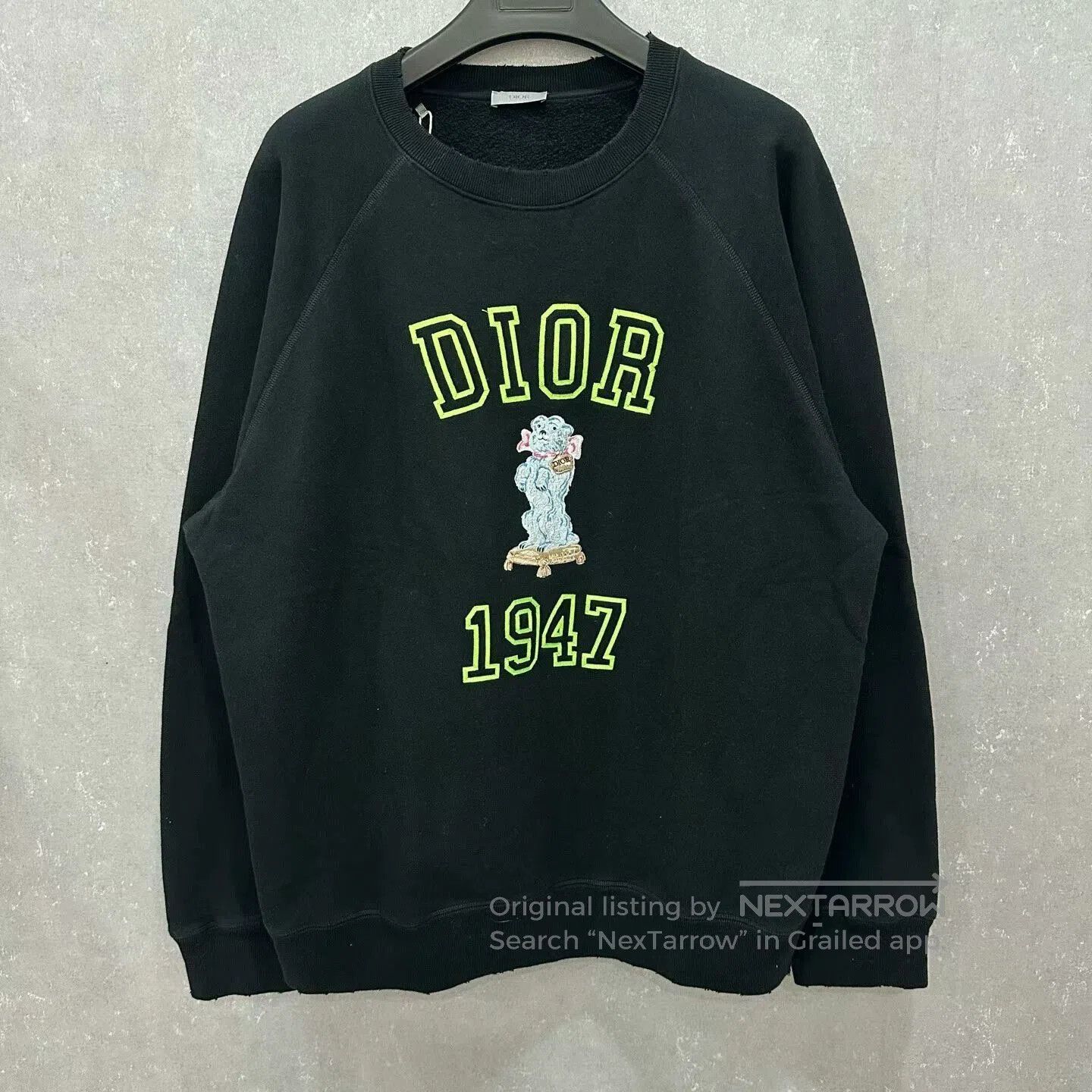 Dior dior logo embroidered oversized long sleeve sweatshirt. Size US XXL / EU 58 / 5 - 1 Thumbnail