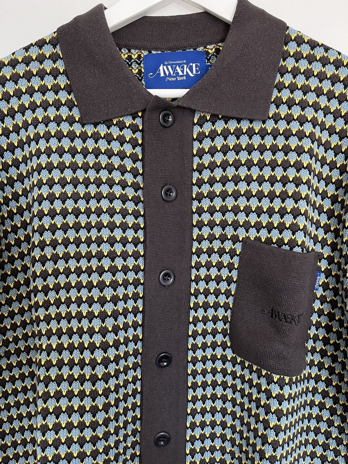 Awake NY New Awake NY Knit Crochet Shirt Size US M / EU 48-50 / 2 - 2 Thumbnail