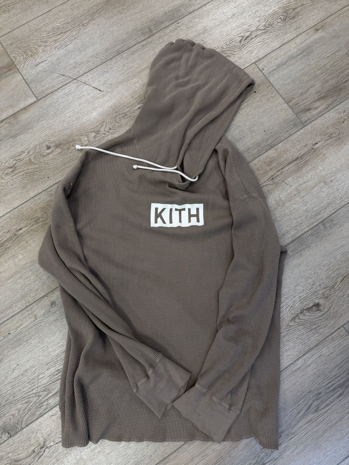 Kith Kith calux waffle hooded sweatshirt Size US M / EU 48-50 / 2 - 1 Thumbnail