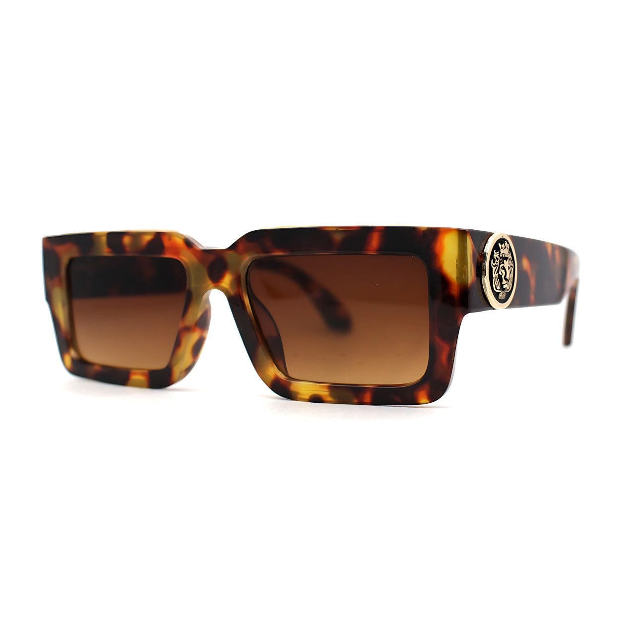 Other MEN SUNGLASSES HIP HOP SQUARE DESIGNER SHADES RETRO GOLD Size ONE SIZE - 1 Thumbnail