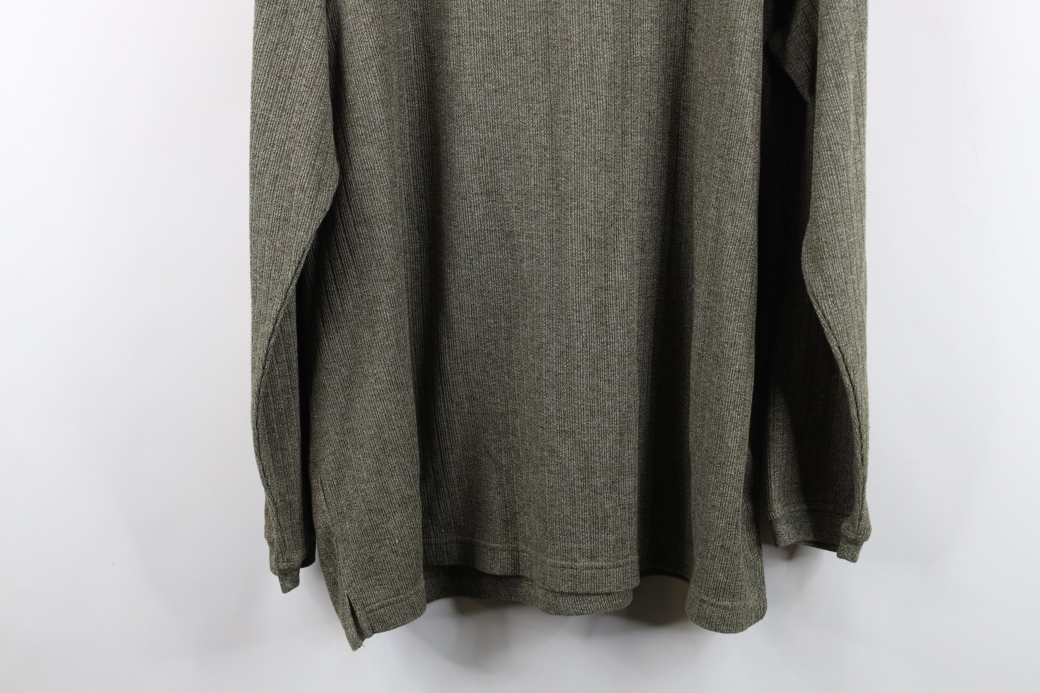 Vintage Vintage 90s Streetwear Ribbed Long Sleeve Henley T-Shirt Size US XL / EU 56 / 4 - 10 Thumbnail