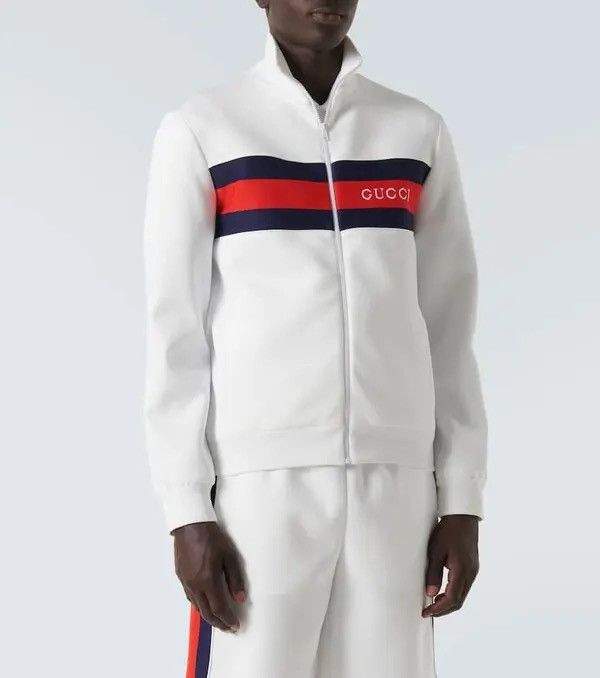 Gucci Gucci Technical Jersey Zip-Up Jacket Size US S / EU 44-46 / 1 - 5 Thumbnail