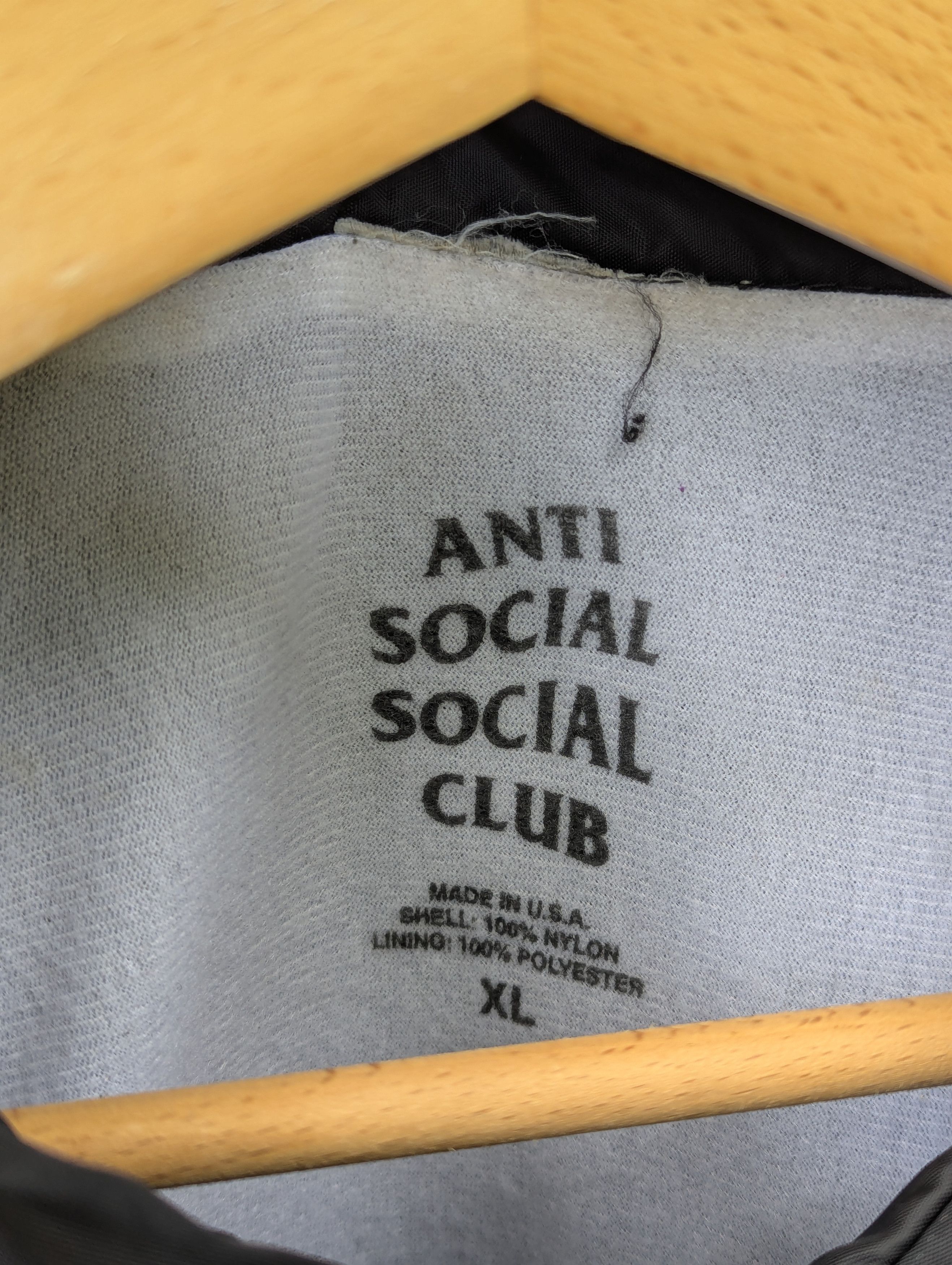 Anti Social Social Club ANTI SOCIAL SOCIAL CLUB COACH JACKET Size US XL / EU 56 / 4 - 6 Thumbnail