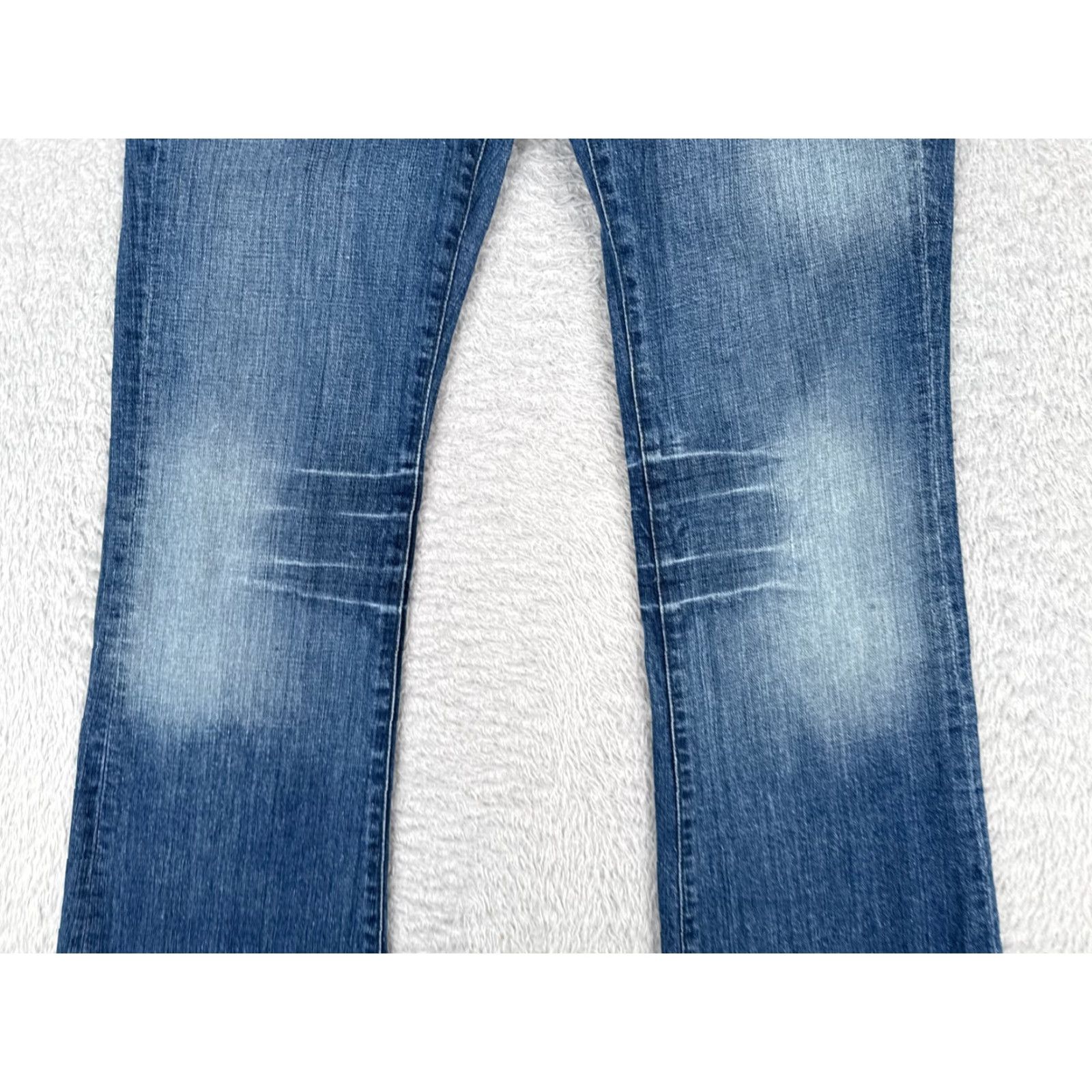 Ralph Lauren Polo Ralph Lauren Jeans Womens 6 Bootcut Low Rise Distressed Blue Denim Kelly Size 28" / US 6 / IT 42 - 3 Thumbnail
