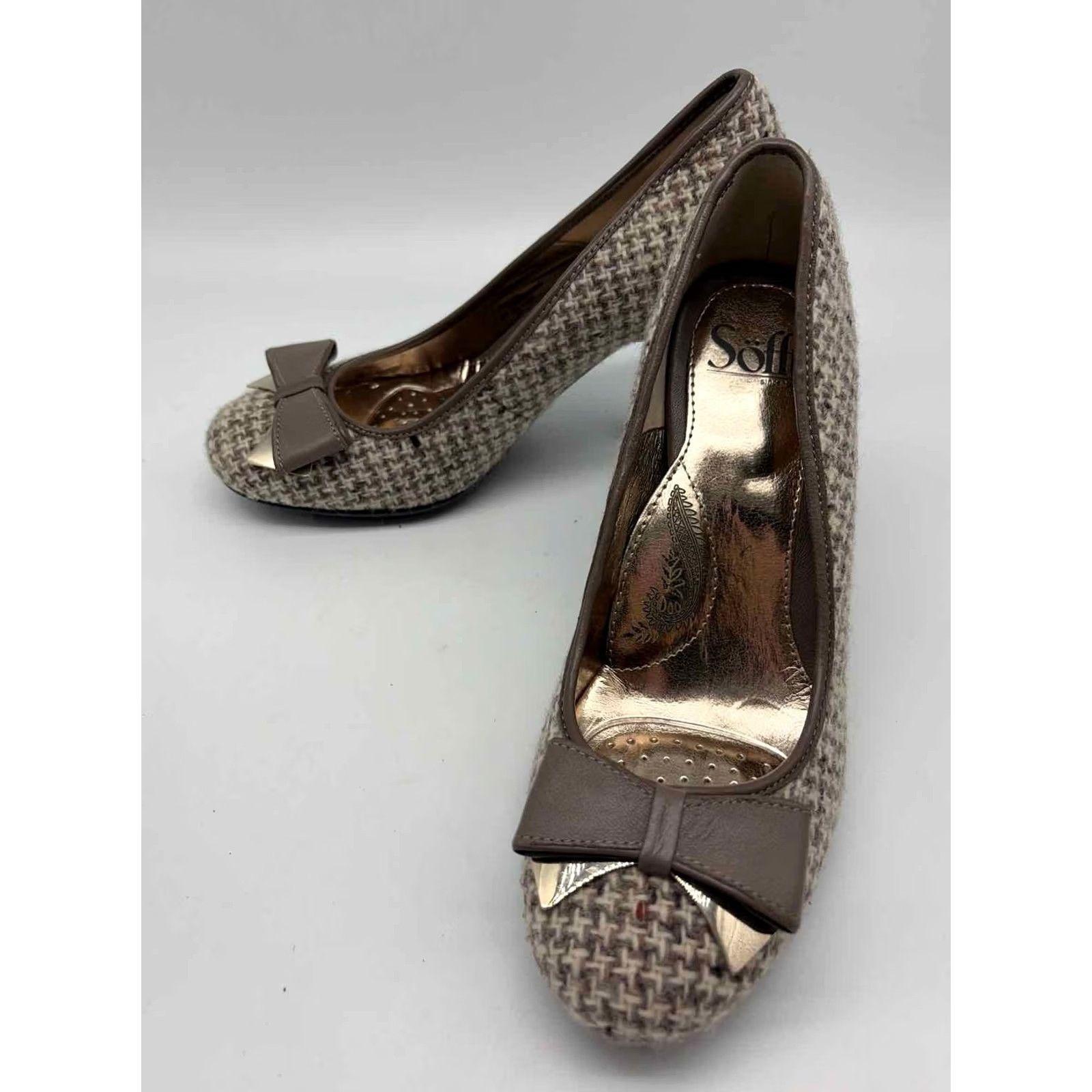 Vintage Sofft Grey Size 8 Pump Heels Size US 8 / IT 38 - 2 Thumbnail