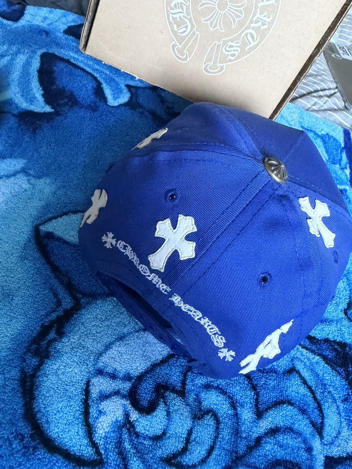 Chrome Hearts CHROME HEARTS BLUE FLOODED PATCH HAT Size ONE SIZE - 2 Thumbnail