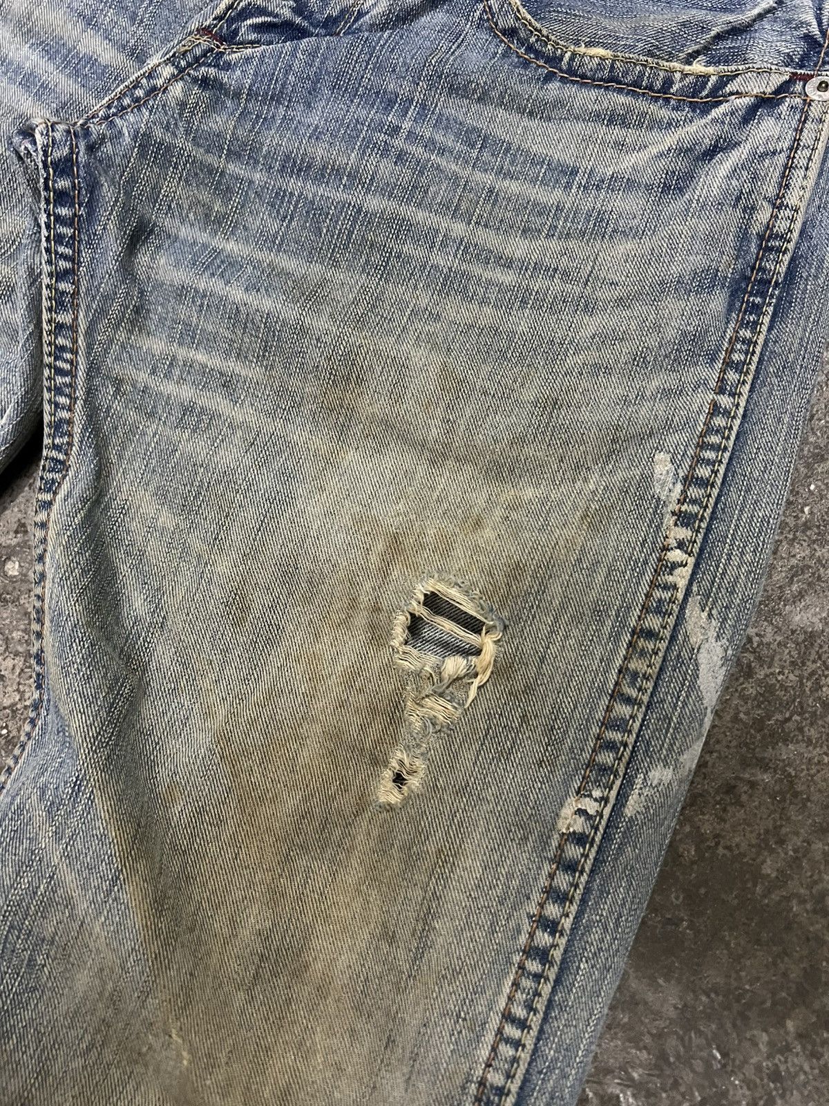 If Six Was Nine LIBERTO DISTRESSED FADED JEAN Size US 32 / EU 48 - 7 Thumbnail