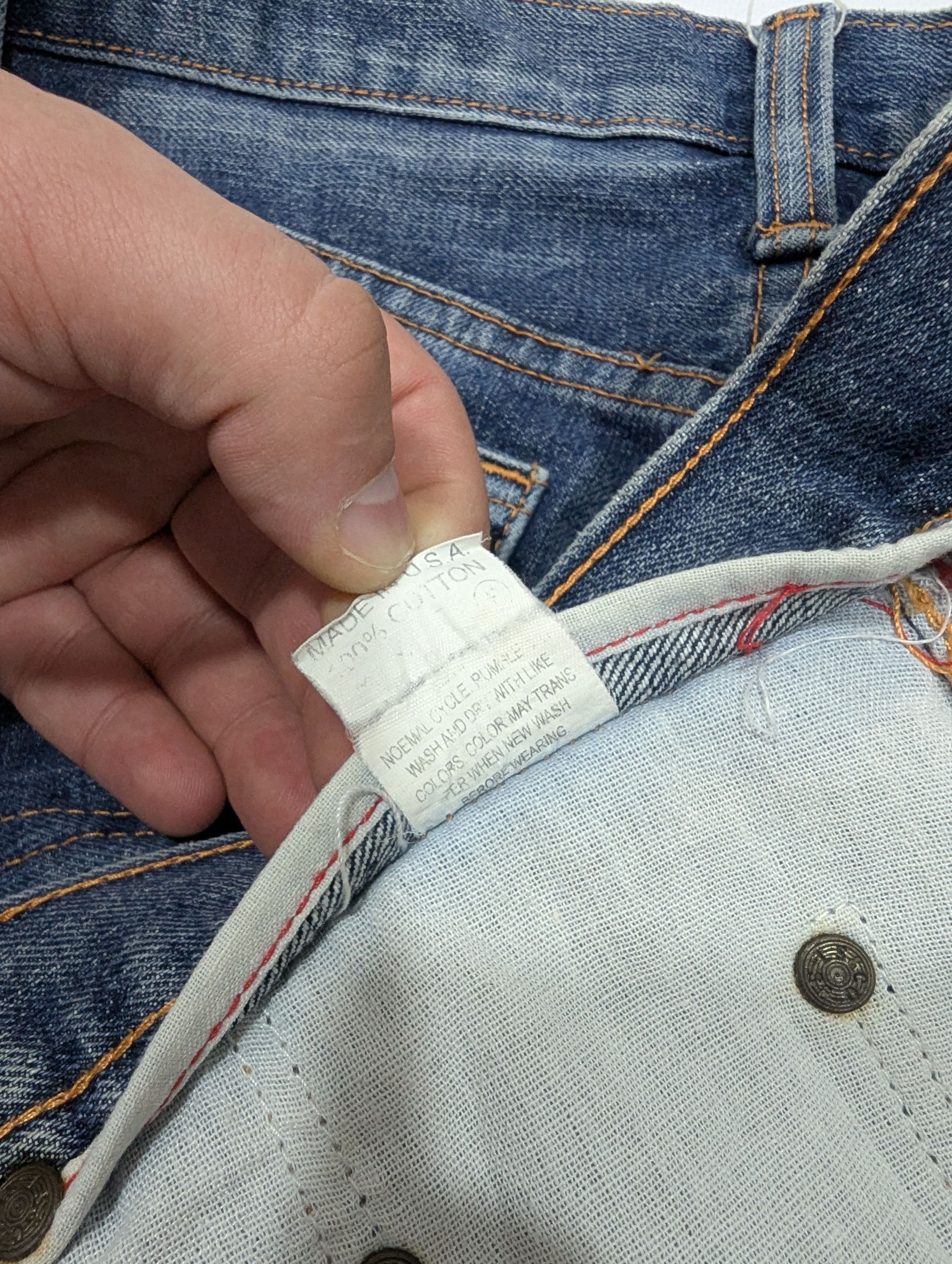 Levi's Vintage Levi’s Big E Selvedge Japanese Denim Size US 32 / EU 48 - 19 Thumbnail