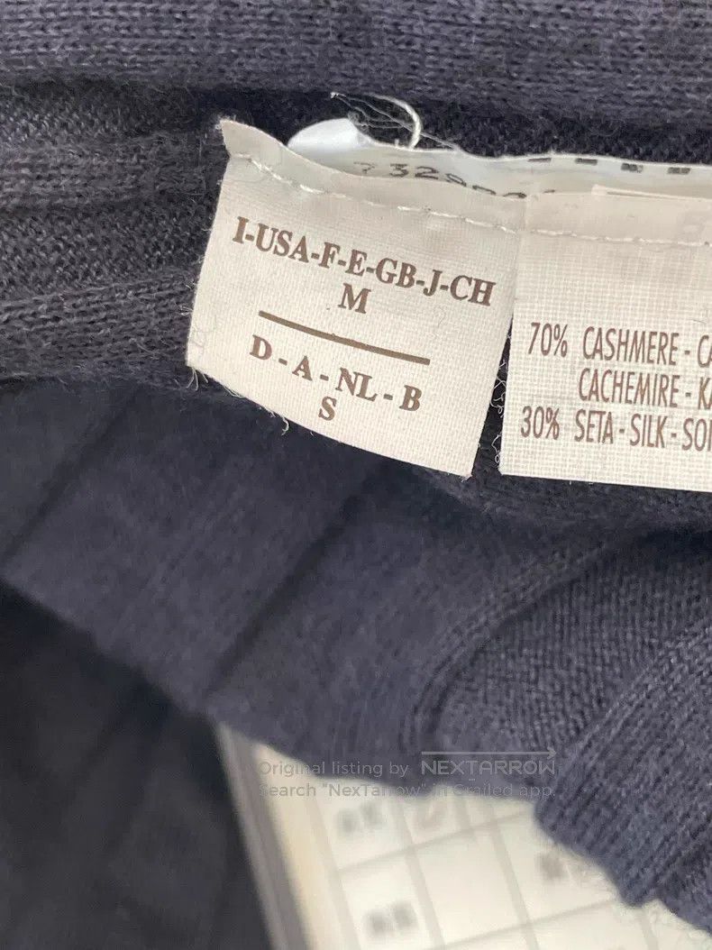 Brunello Cucinelli Brunello Cucinelli Navy Blue Cashmere High Neck Bodysuit D Size M / US 6-8 / IT 42-44 - 6 Thumbnail