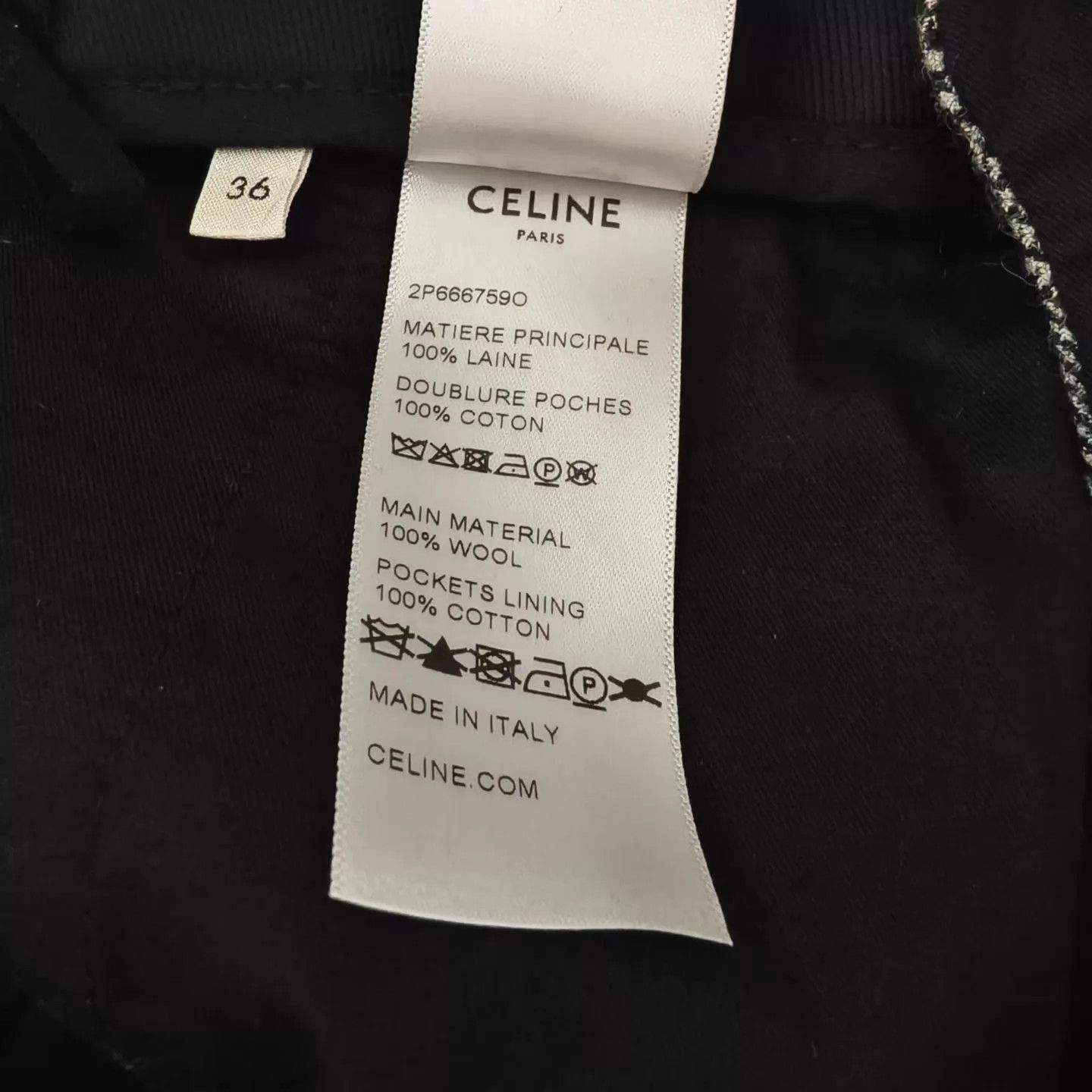 Celine Celine New Check Trousers 36 99 Size 25" / US 0 / IT 36 - 5 Thumbnail