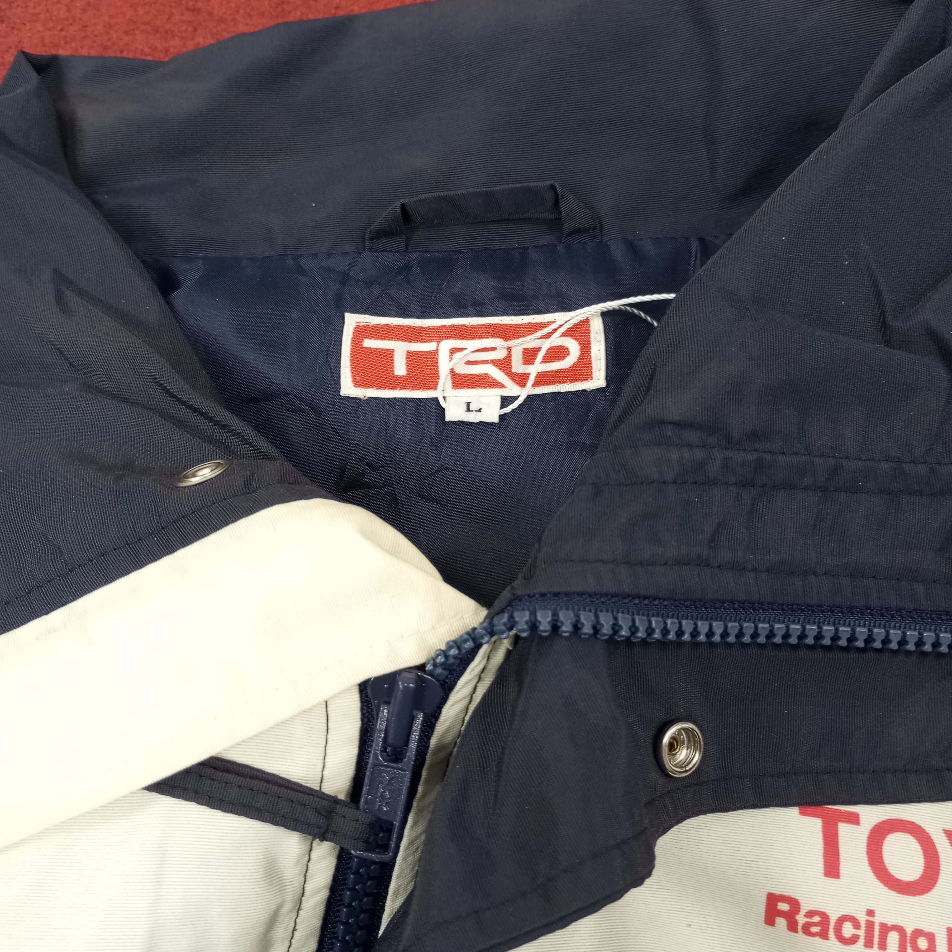 Vintage TRD Toyota Racing Development Motorsports Jacket c243n14 Size US XL / EU 56 / 4 - 7 Thumbnail