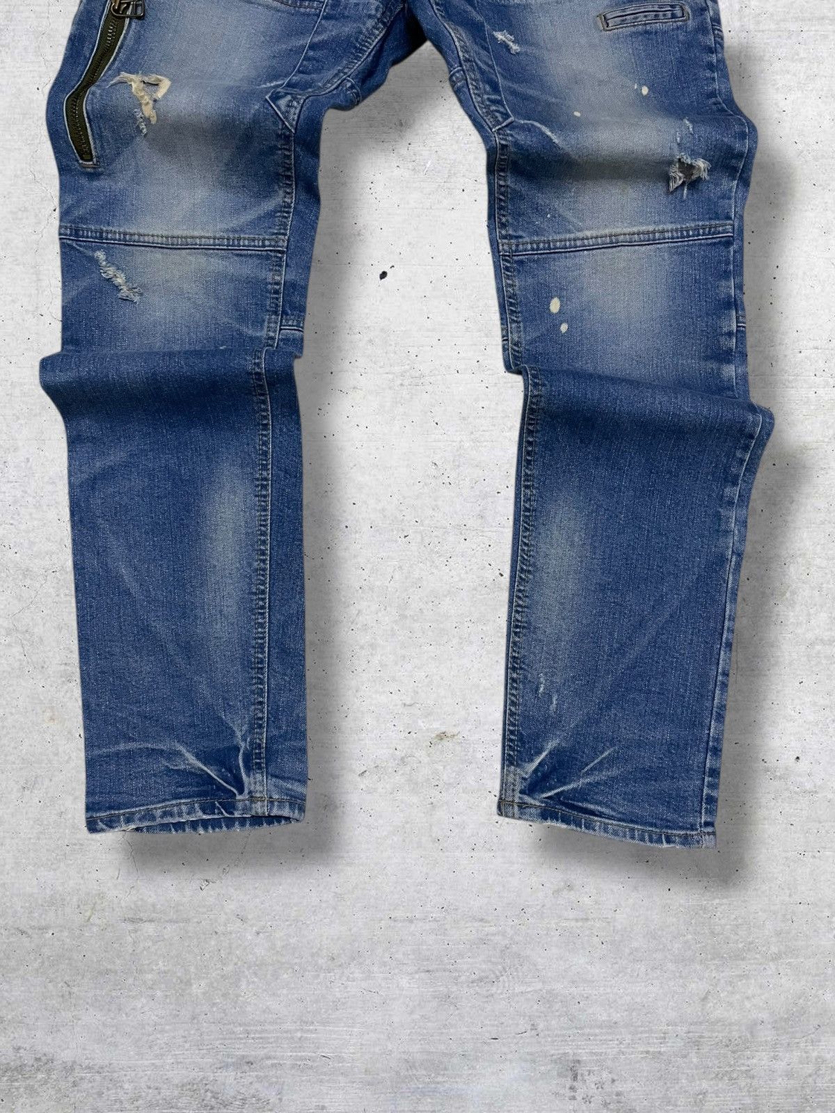 Japanese Brand VINTAGE JAPAN DESIGNER CRAFTED PREMIUM SPLASH OG DENIM Size US 32 / EU 48 - 3 Thumbnail