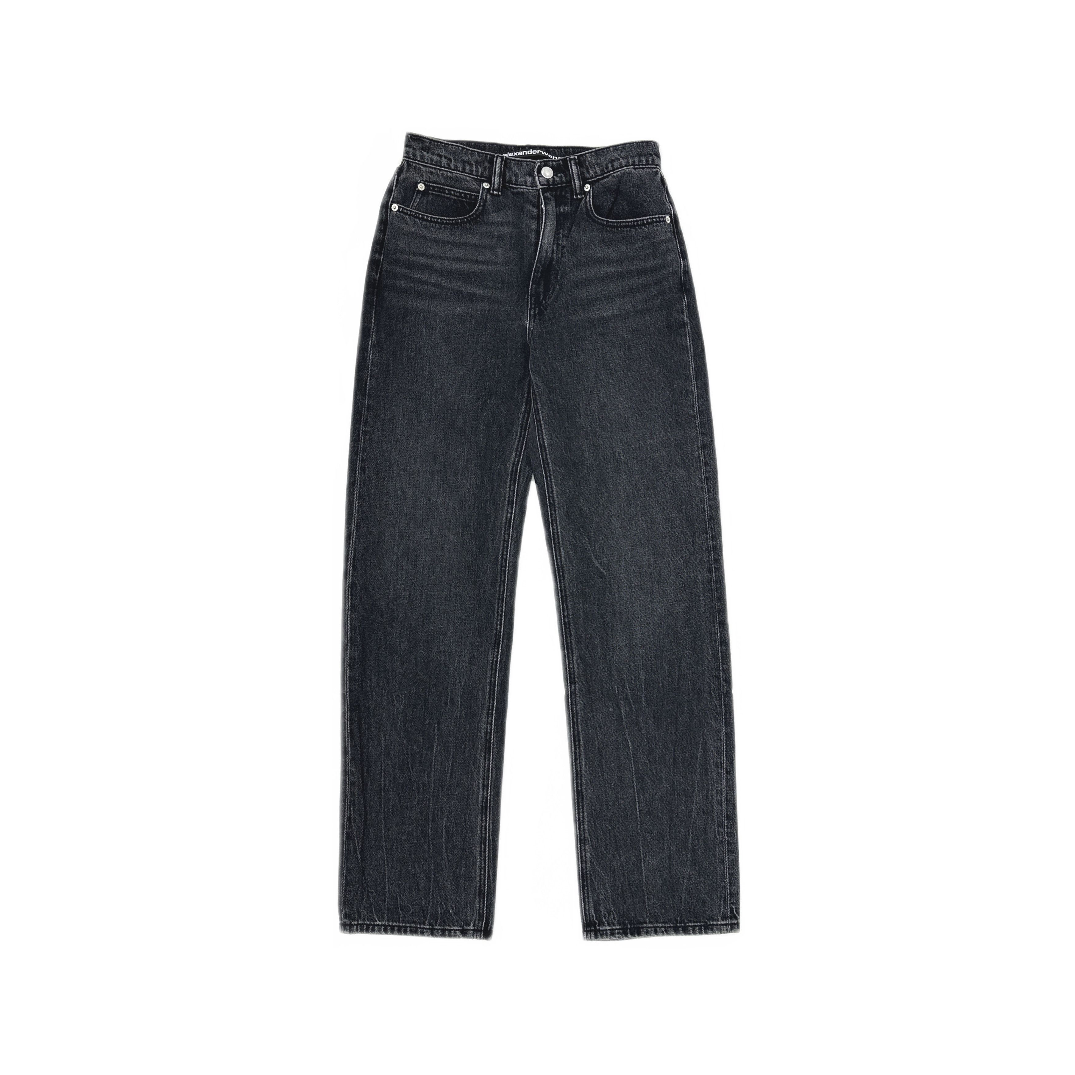 Alexander Wang Alexander Wang Logo Black Jeans Size 25 Size 25" / US 0 / IT 36 - 1 Thumbnail