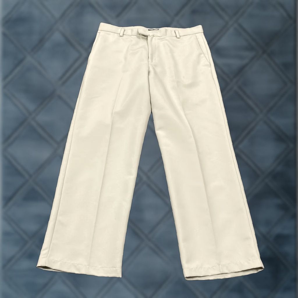 Dockers VINTAGE Dockers Premium Pants Mens 34x29 Beige Flat Front Straight Dress Slacks Size US 34 / EU 50 - 1 Thumbnail