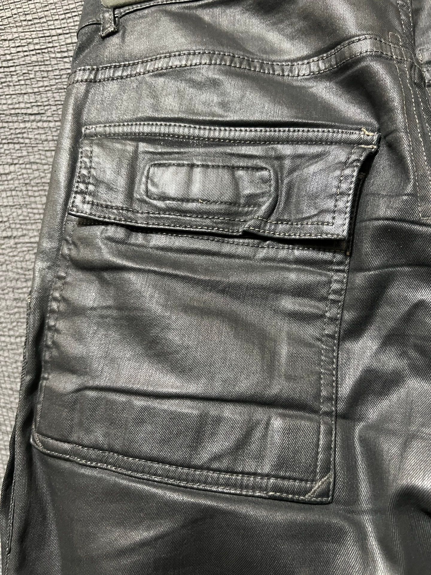 Rick Owens Rick Owens 16ss SBW Waxed Moto Jeans 30 Italy Size US 30 / EU 46 - 5 Thumbnail