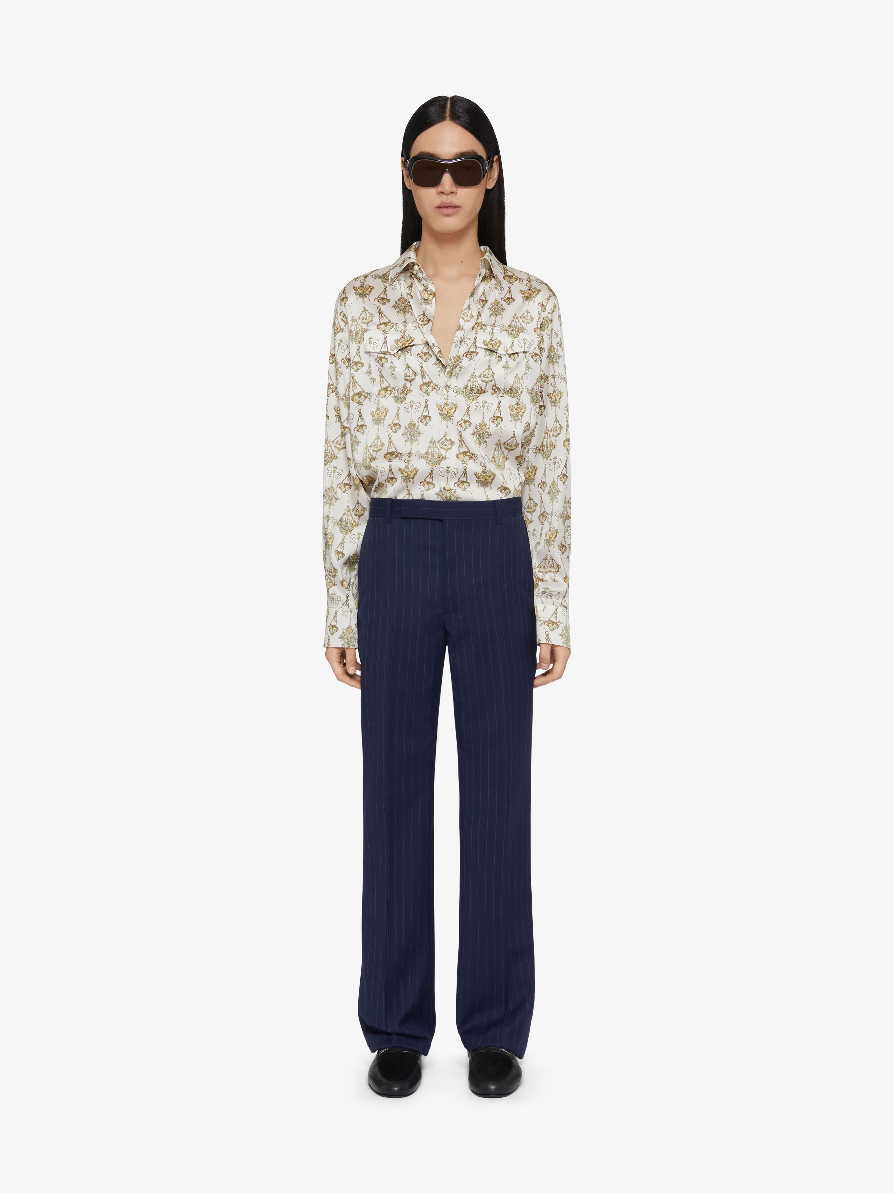 Givenchy o1w1db10925 Tight Fit Shirt With Pockets in Multicolor Size US S / EU 44-46 / 1 - 2 Thumbnail