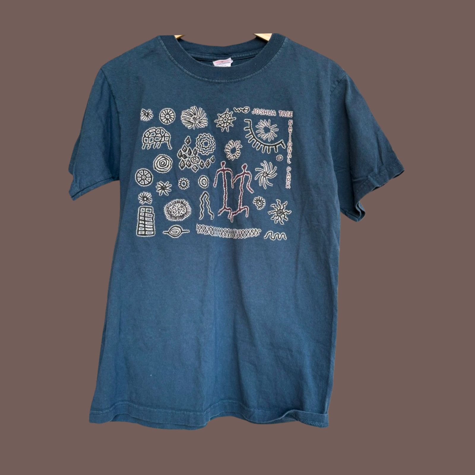 Anvil VTG Tee | Joshua Tree Petroglyph Graphic | Mystic 90s Core Size US S / EU 44-46 / 1 - 1 Thumbnail