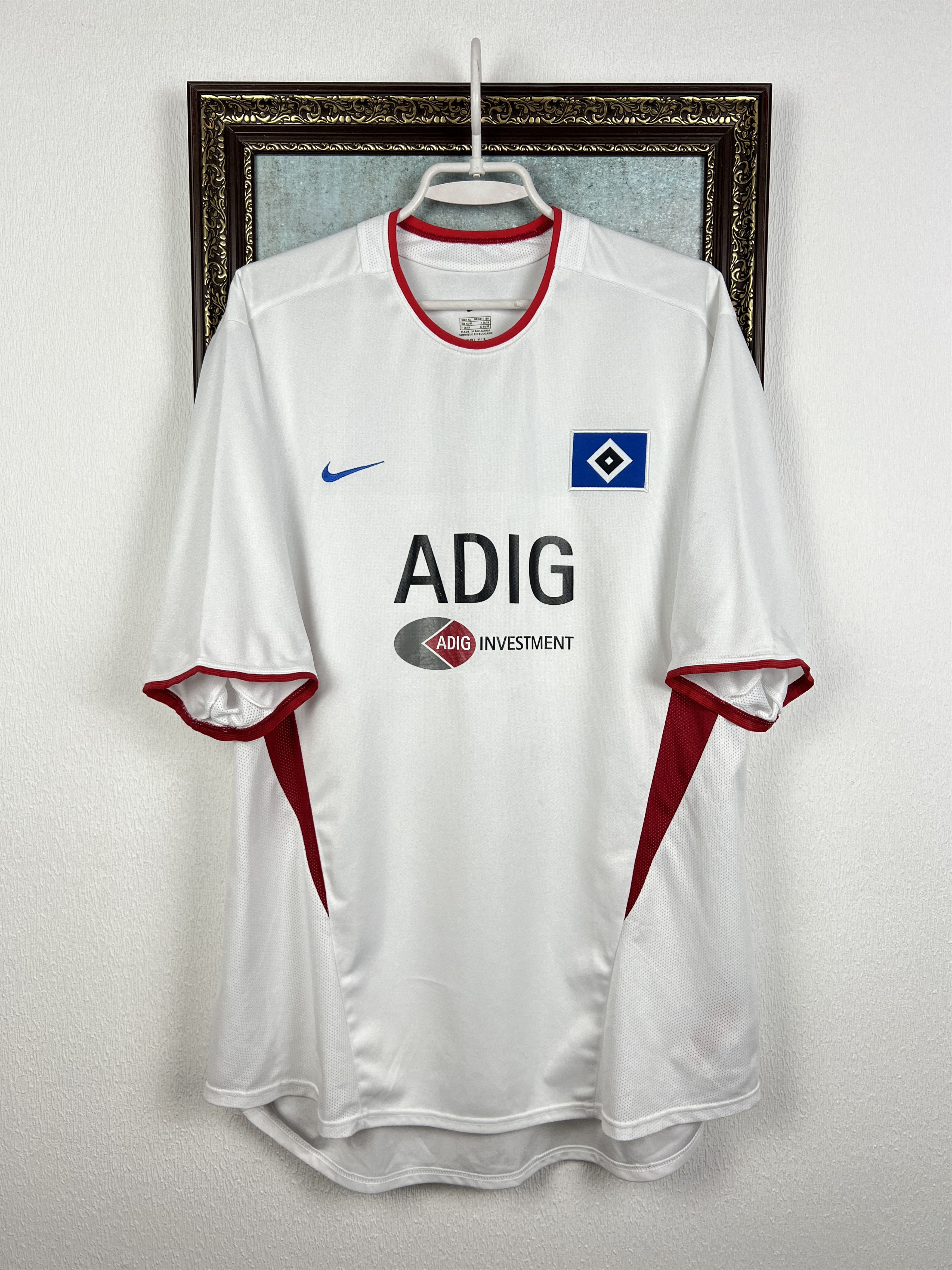 Nike Hamburg Home football shirt 2004 Soccer Nike Jersey Trikot Size US XL / EU 56 / 4 - 1 Thumbnail