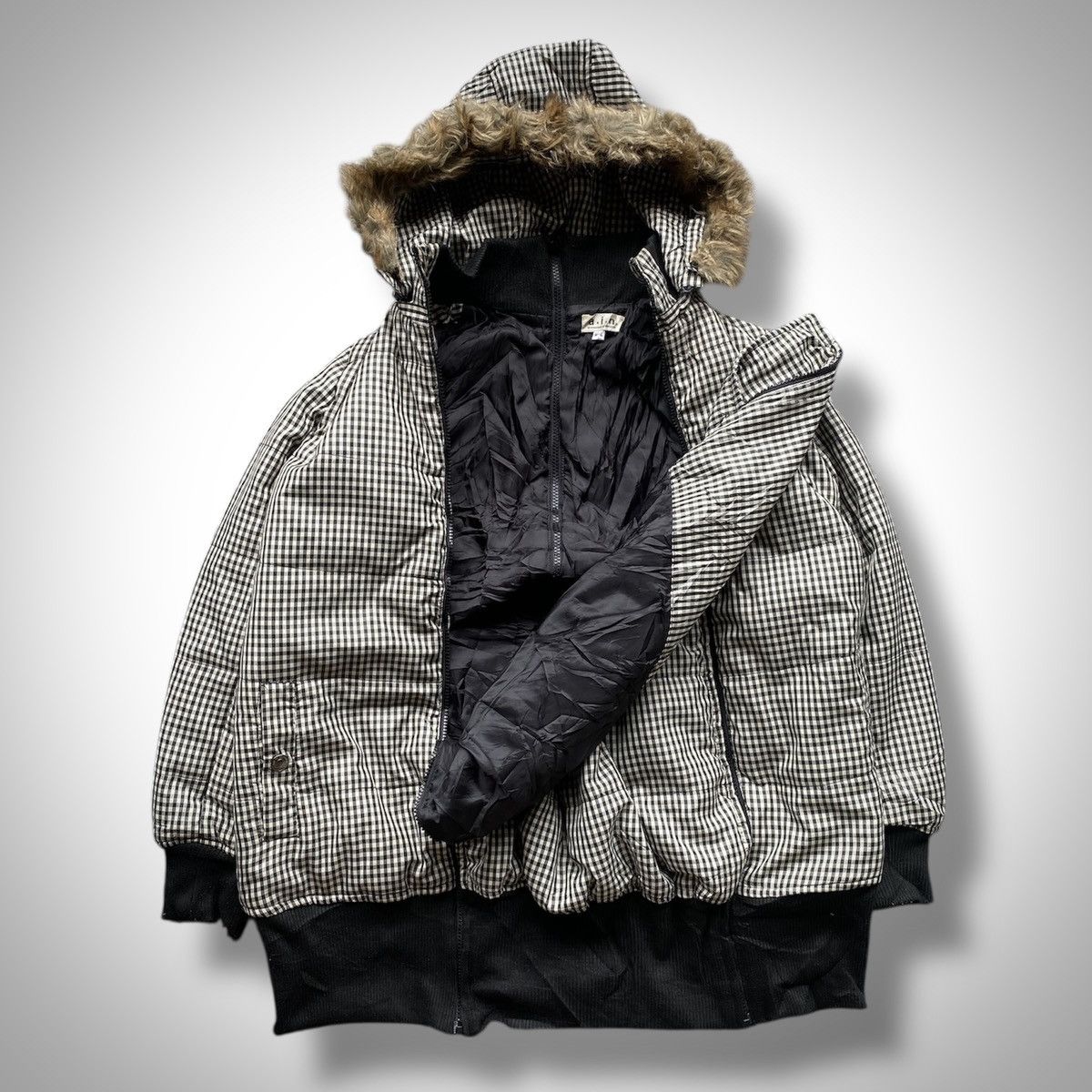Japanese Brand 🔥Japanese 3 zip Fur jacket Anniversary is naissnce Size US L / EU 52-54 / 3 - 2 Thumbnail